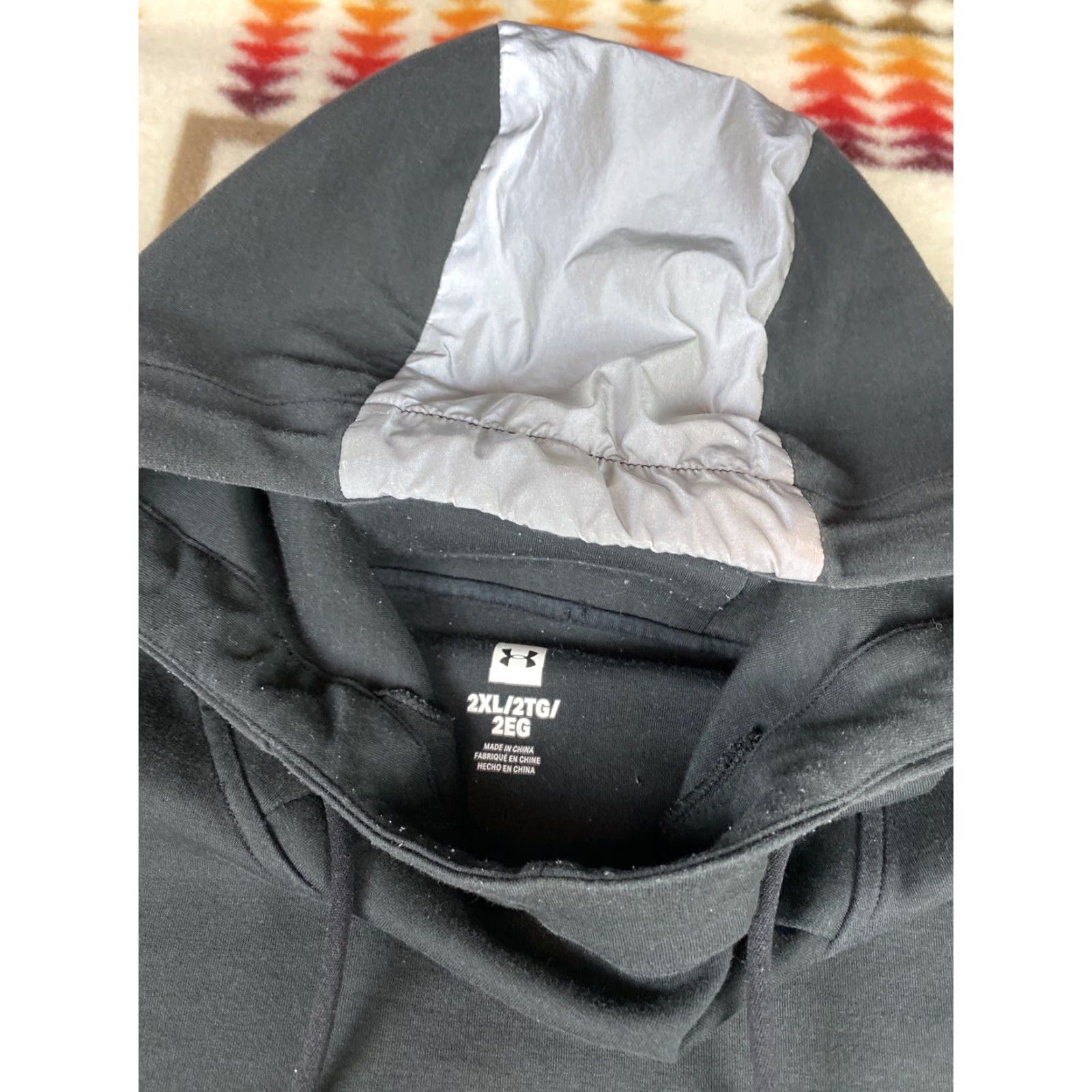 Under Armour Under Armour Hoodie 2XL Mens Reflective Black Running User: Under Armour Hoodie Reflective 2XL Mens Black Running Size US XXL / EU 58 / 5 - 5 Thumbnail