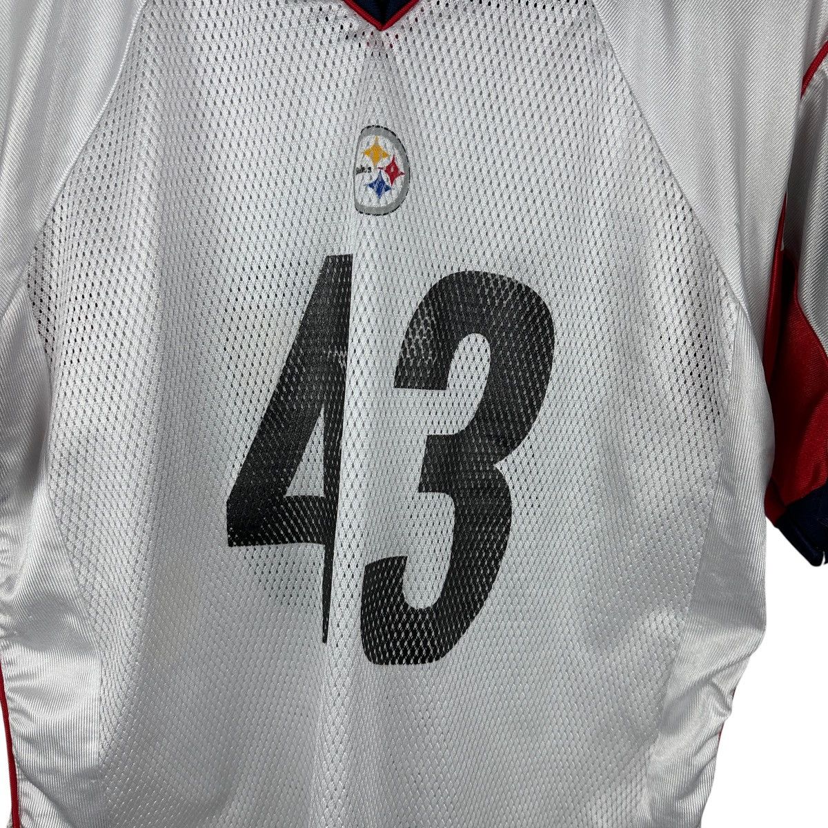 Vintage Mens Y2K Pittsburgh Steelers Troy Polamalu NFL Jersey Size US S / EU 44-46 / 1 - 3 Thumbnail