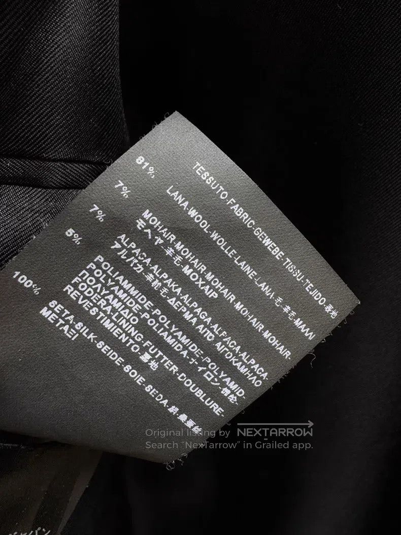 Saint Laurent Paris Saint Laurent Paris Wool Suit Jacket Size XXS / US 00 / IT 34 - 6 Thumbnail