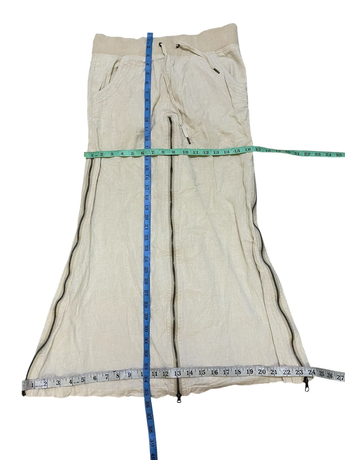 Japanese Brand If Six Was Nine x G.O.A Multi-Zip Maxi Skrit Size 31" - 13 Thumbnail