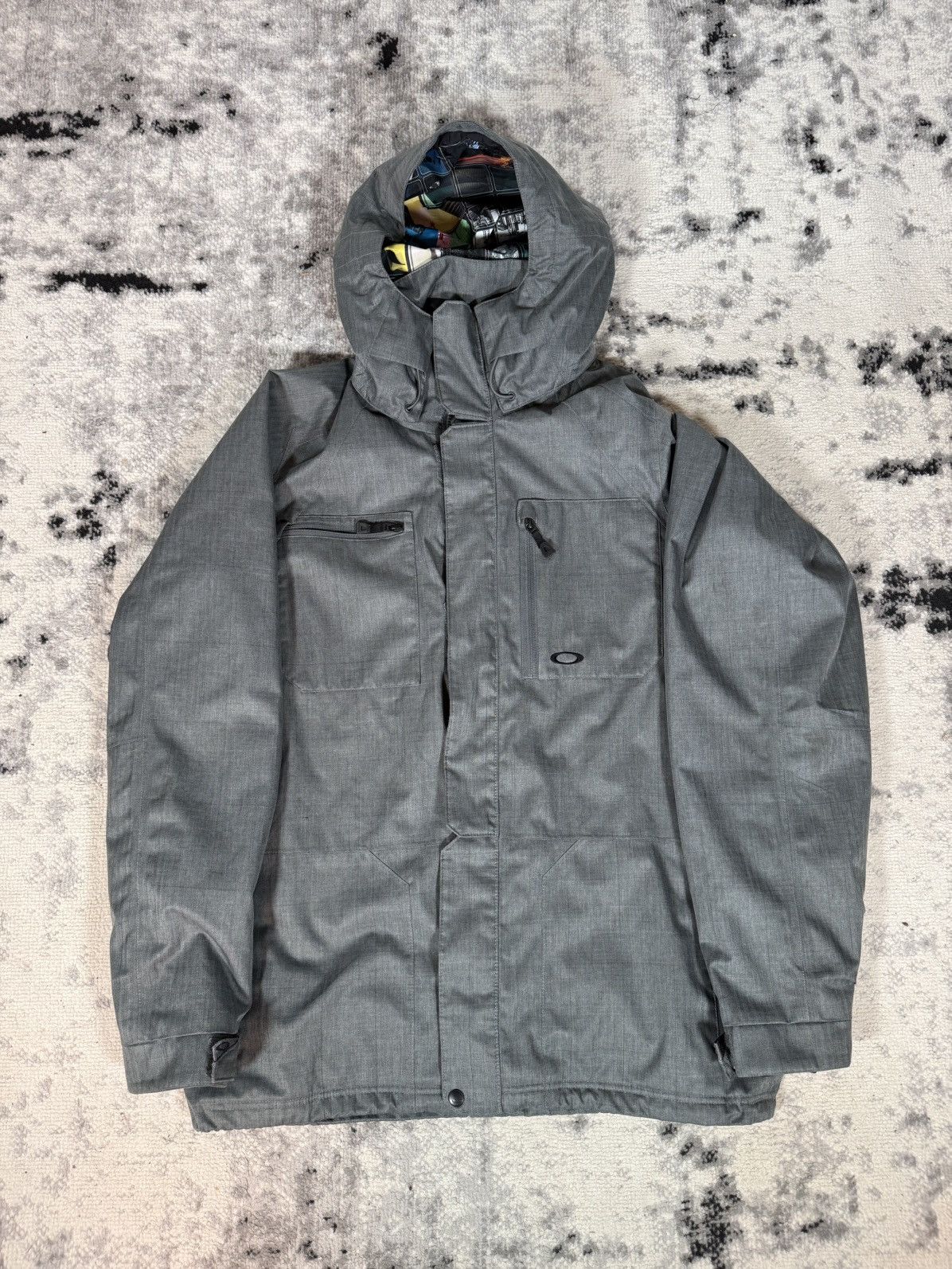 Oakley Y2K Oakley Gray Ski Jacket Size US L / EU 52-54 / 3 - 3 Thumbnail