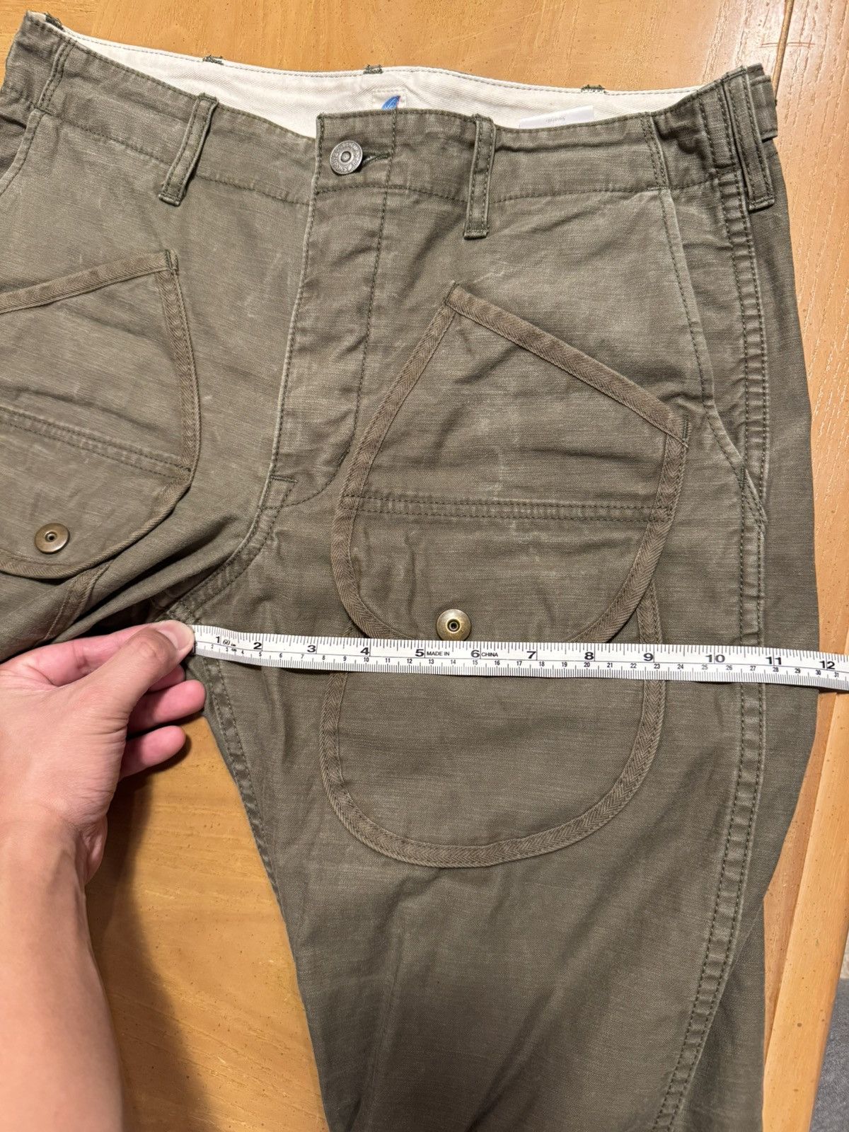 Pure Blue Japan Pure Blue Japan Hunting Pants (Olive) Size US 31 - 10 Thumbnail