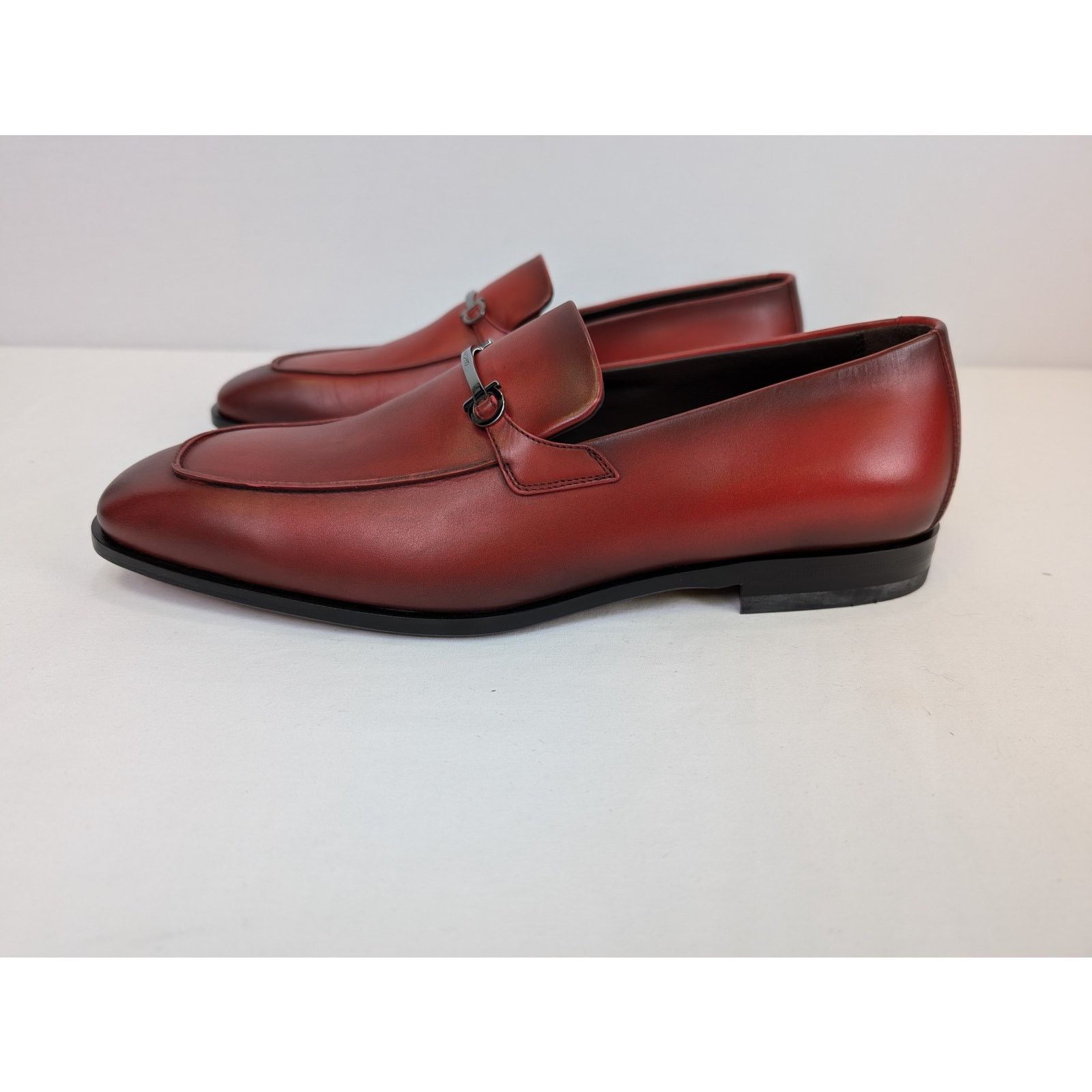 Salvatore Ferragamo o1rshd1 Africa Calf Shoe boots in Flame Red Size US 9.5 / EU 42-43 - 10 Thumbnail