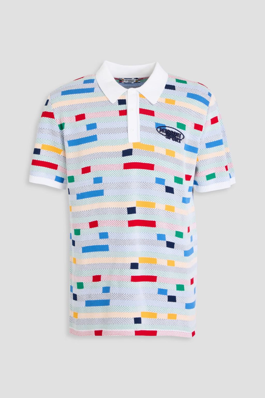 Missoni o1y0225 Logo Polo Shirt in Multicolor Size US L / EU 52-54 / 3 - 1 Thumbnail