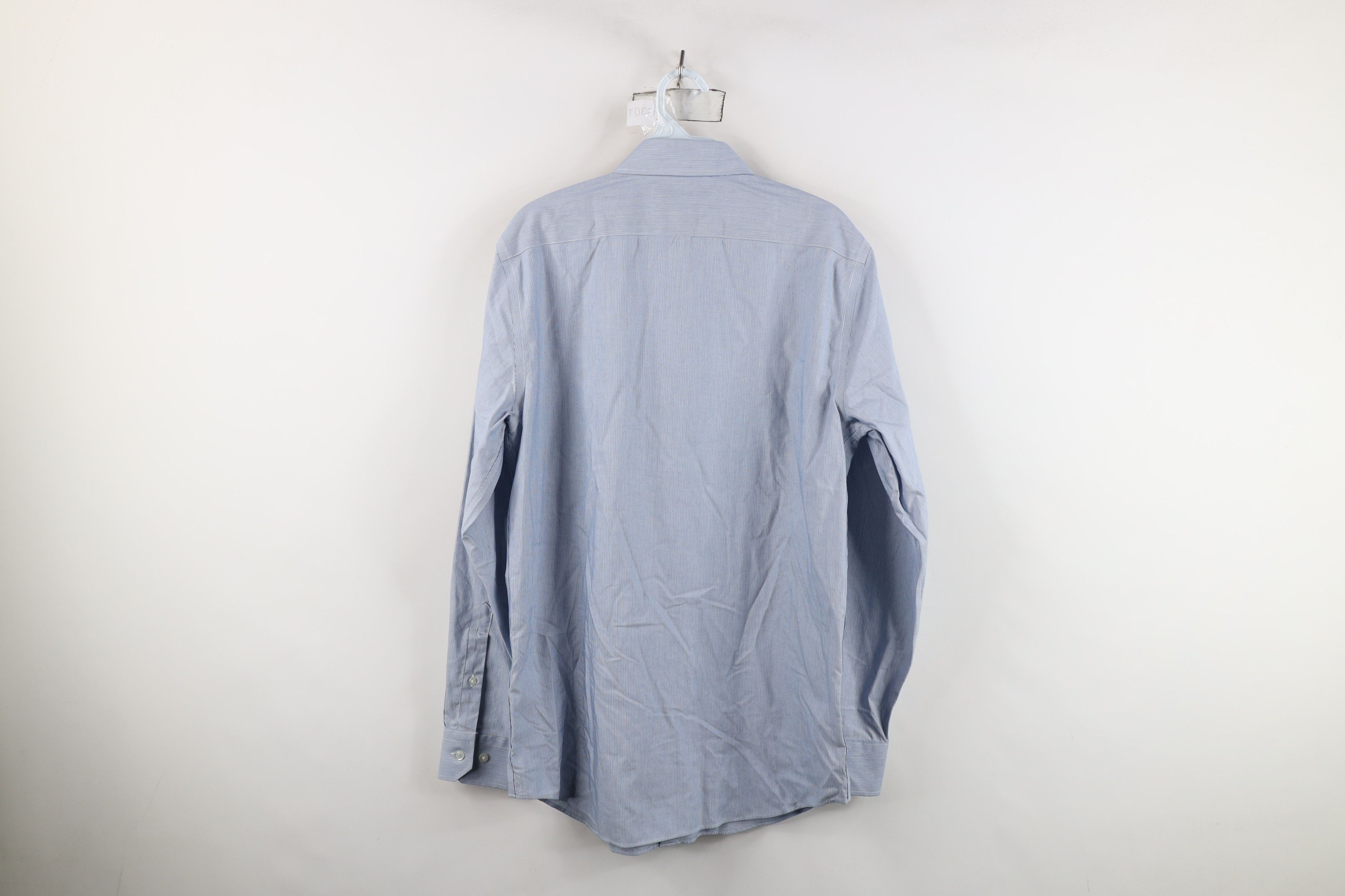 Banana Republic Banana Republic Non Iron Pinstriped Collared Button Shirt Size US M / EU 48-50 / 2 - 8 Thumbnail