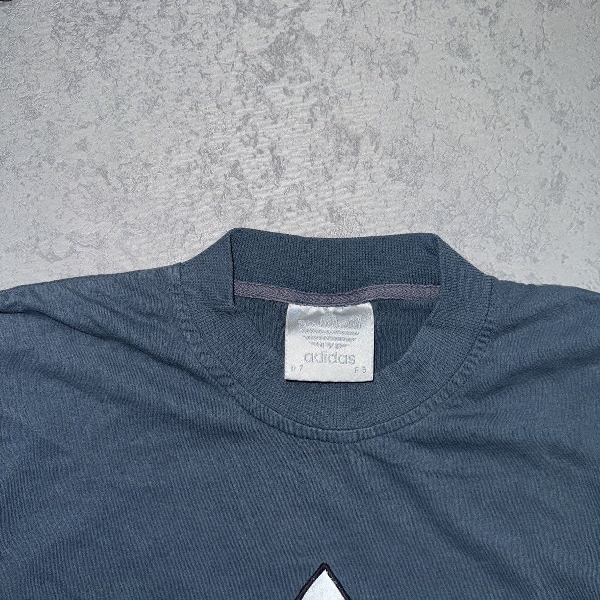 Adidas Adidas Vintage T-shirt Reflective Embroidered Logo 90s Size US L / EU 52-54 / 3 - 5 Thumbnail