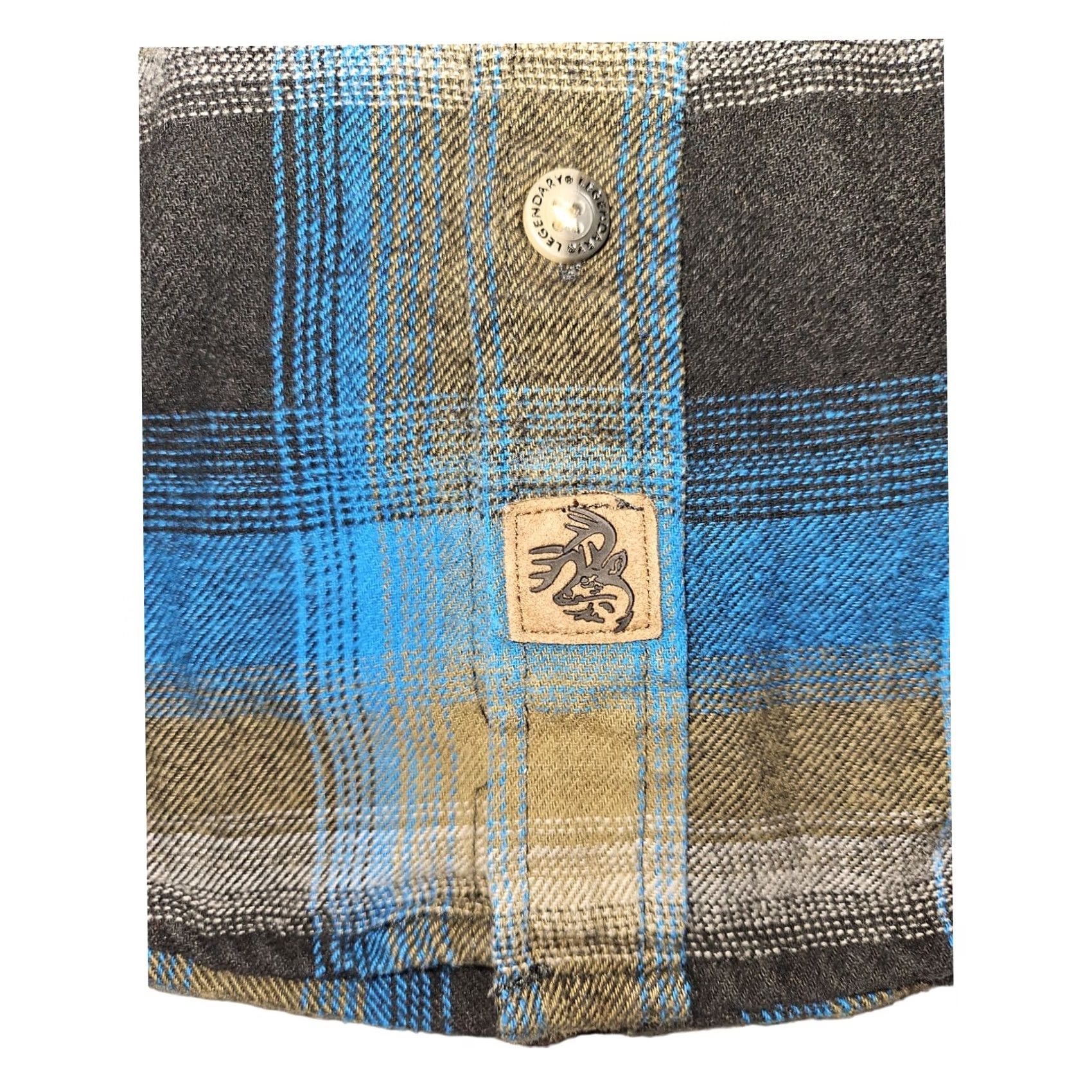Vintage Legendary Whitetails Flannel Shirt Men's L Long Sleeve Blue Plaid Outdoors Size US L / EU 52-54 / 3 - 7 Thumbnail