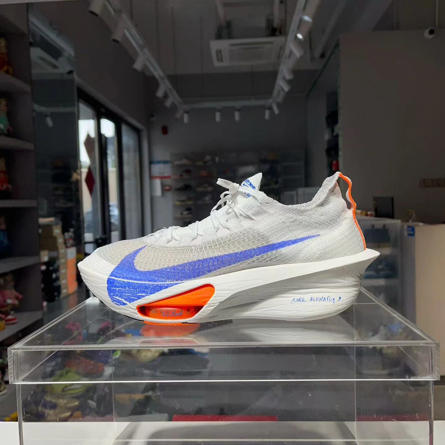 Nike Alphafly Next% 3 Blueprint Wht Org US44.5 Worn 1 xDust Bag Size US 11.5 / EU 44-45 - 2 Thumbnail