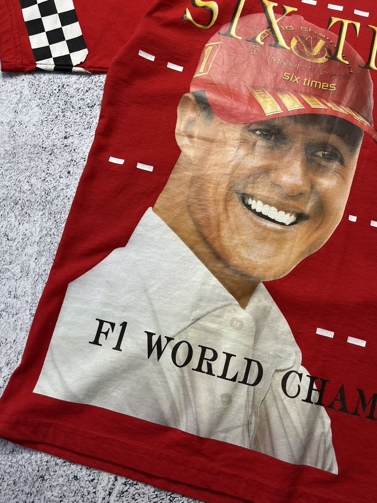 Ferrari Rare Vintage T-shirt Michael Schumacher Y2K Size US L / EU 52-54 / 3 - 10 Thumbnail