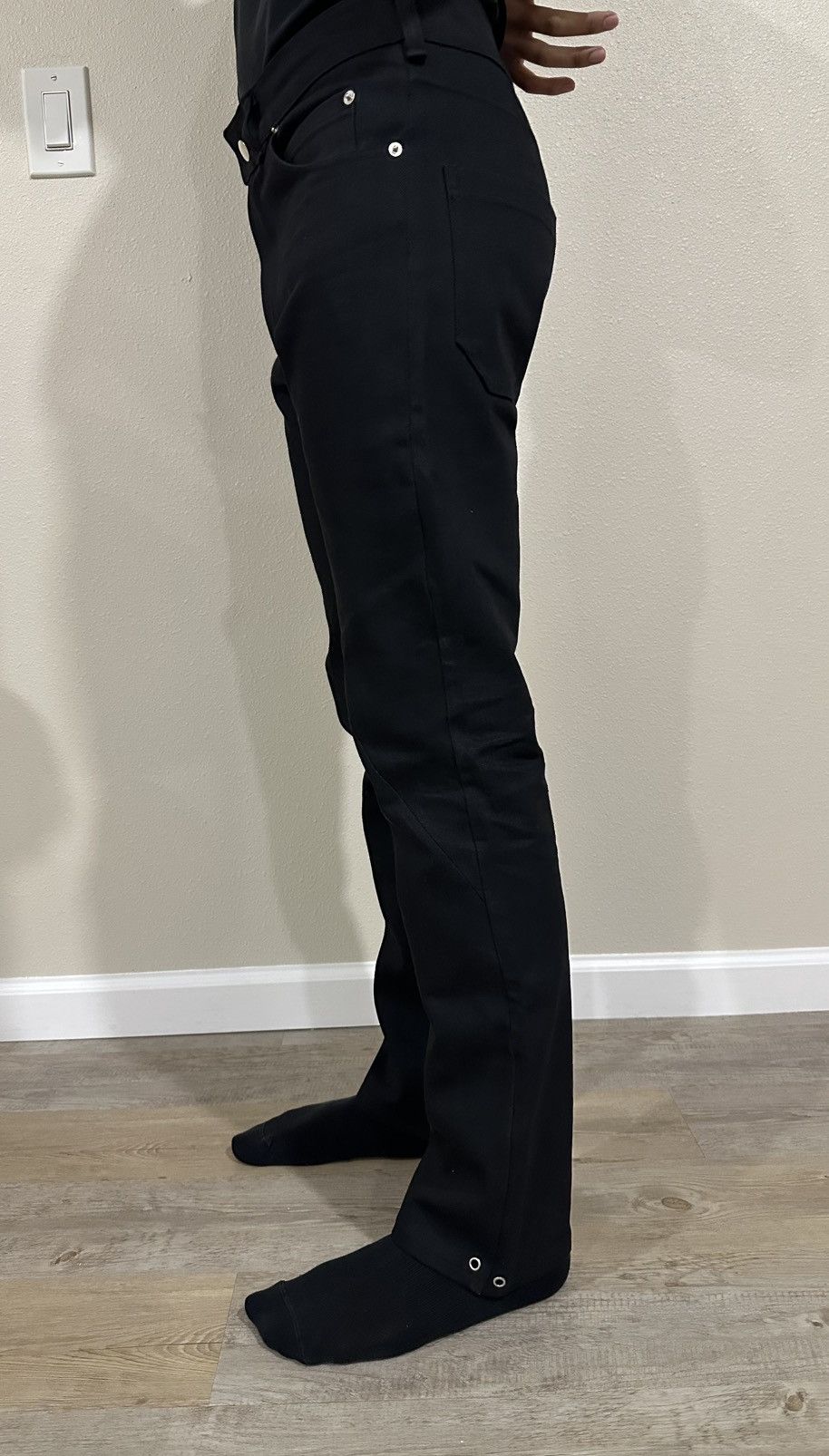 Other Custom Dior Style Black Denim Size US 29 - 13 Thumbnail