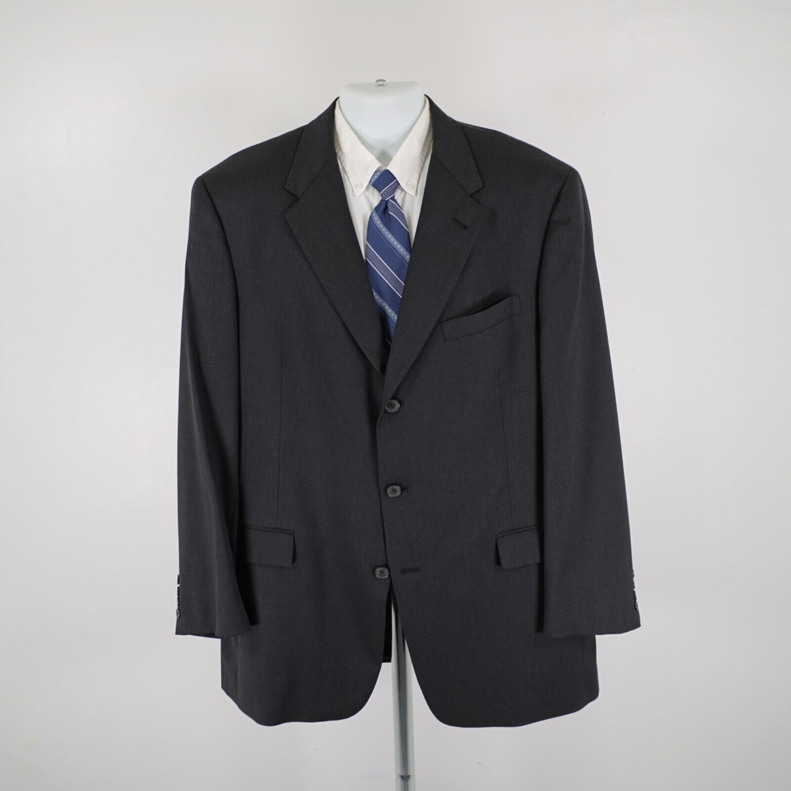Austin Reed Austin Reed Wool Gray 3 Button Suit Jacket / Blazer 46L Size 46L - 5 Thumbnail