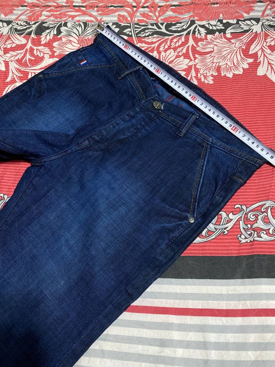 Japanese Brand Crazy Crash Dirty Baggy Faded Jean Japan Avant Garde Style Size US 36 / EU 52 - 19 Thumbnail