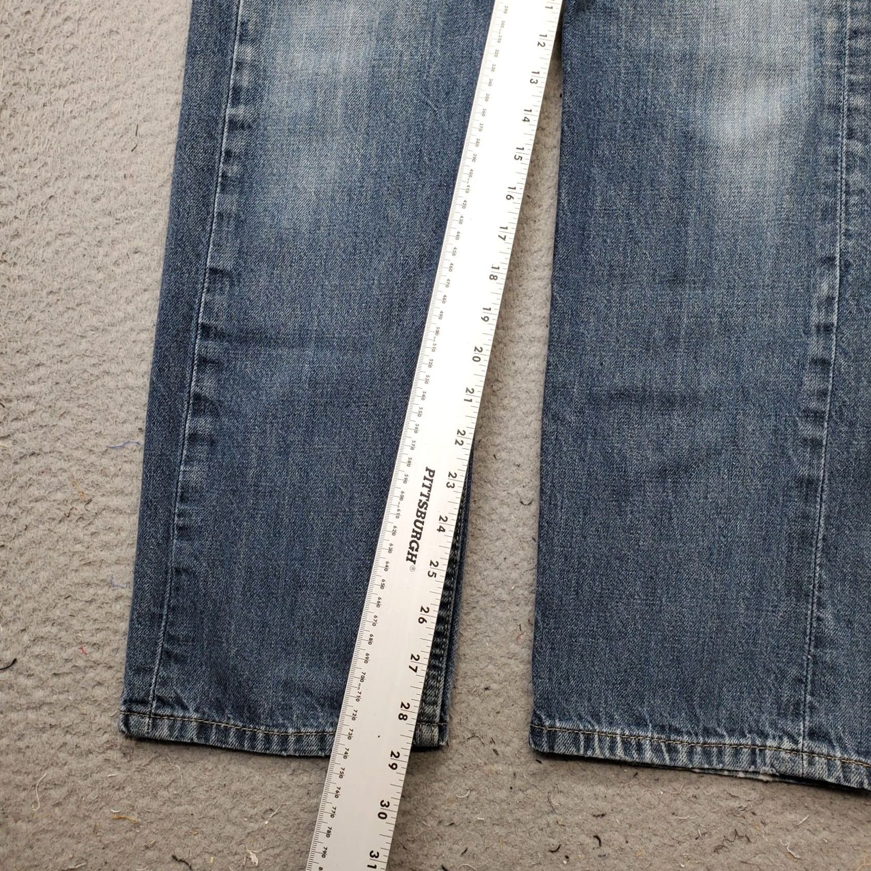 Levi's Levi's 505 Jeans Mens Size 32 Levi's Denim Straight Regular Fit Blue 5-Pocket Stretch Regular Mens Jeans Size US 32 / EU 48 - 4 Thumbnail