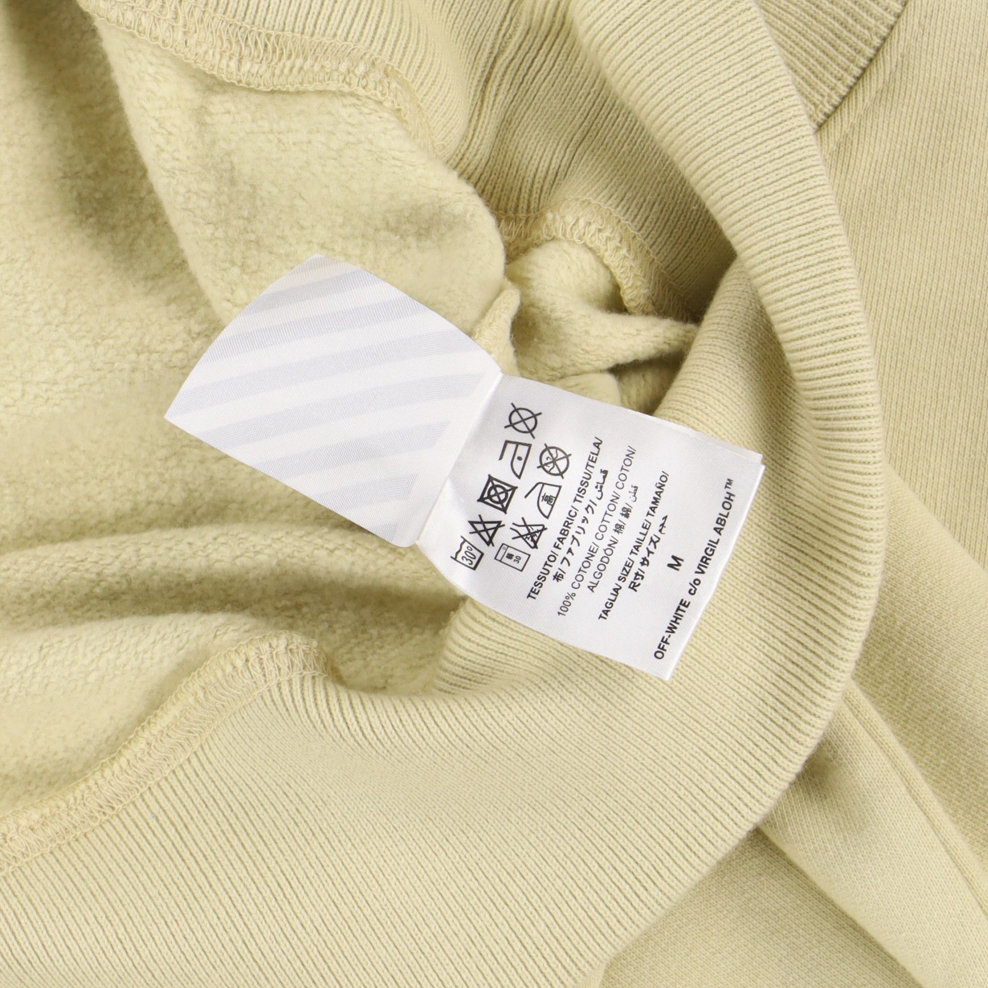 Off-White Beige Vertical Climb Arrows Logo Sweatshirt Size US M / EU 48-50 / 2 - 7 Thumbnail