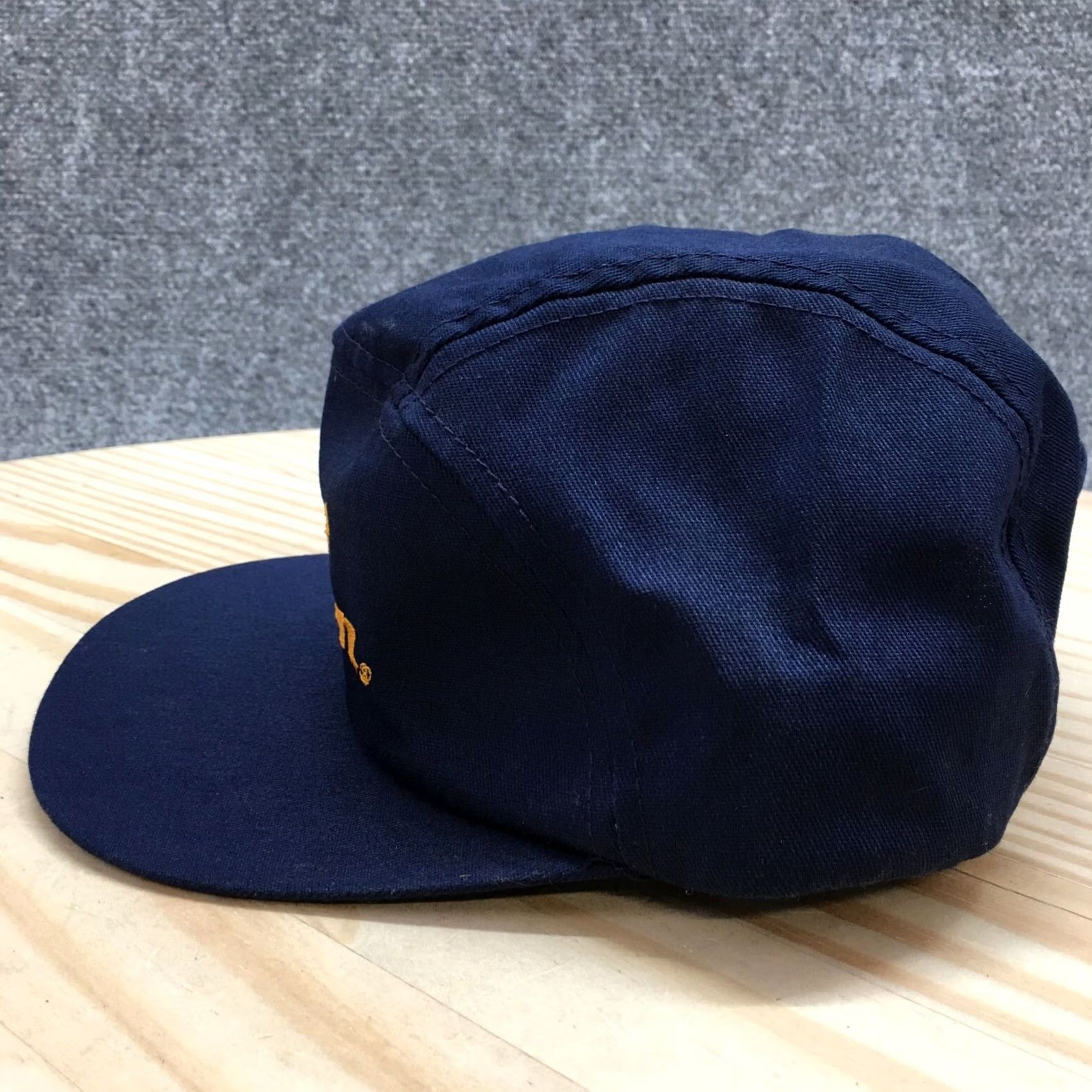 Vintage Snap On Cap 5 Panel Mens Blue One Size Adjustable Curved Brim Embroidered Logo Size ONE SIZE - 5 Thumbnail