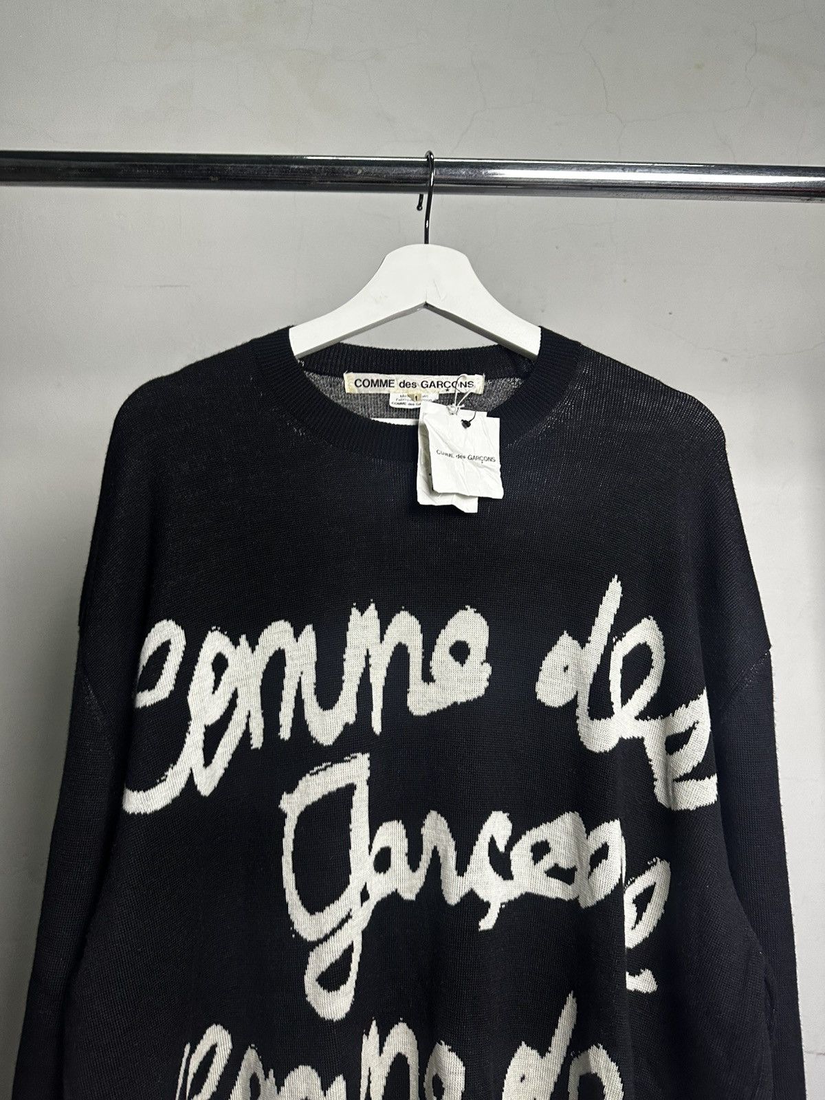 Comme des Garcons Comme Des Garcons Spellout Knitwear BNWT Size US M / EU 48-50 / 2 - 2 Thumbnail
