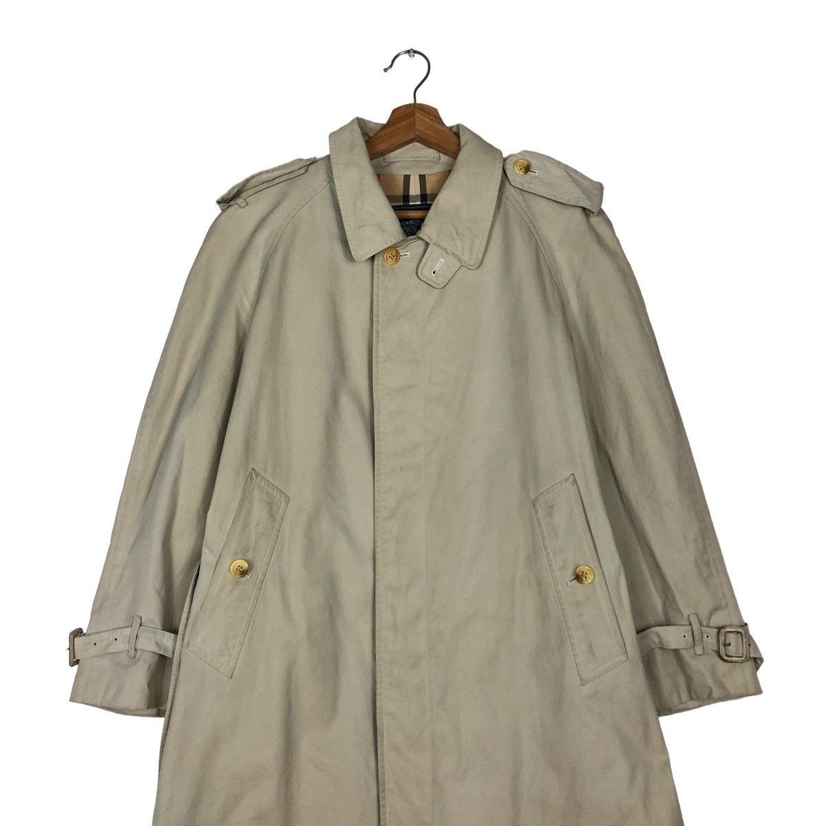 Burberry 🔥Vintage Trench Coats Burberrys Nova Check Lining Size US M / EU 48-50 / 2 - 8 Thumbnail