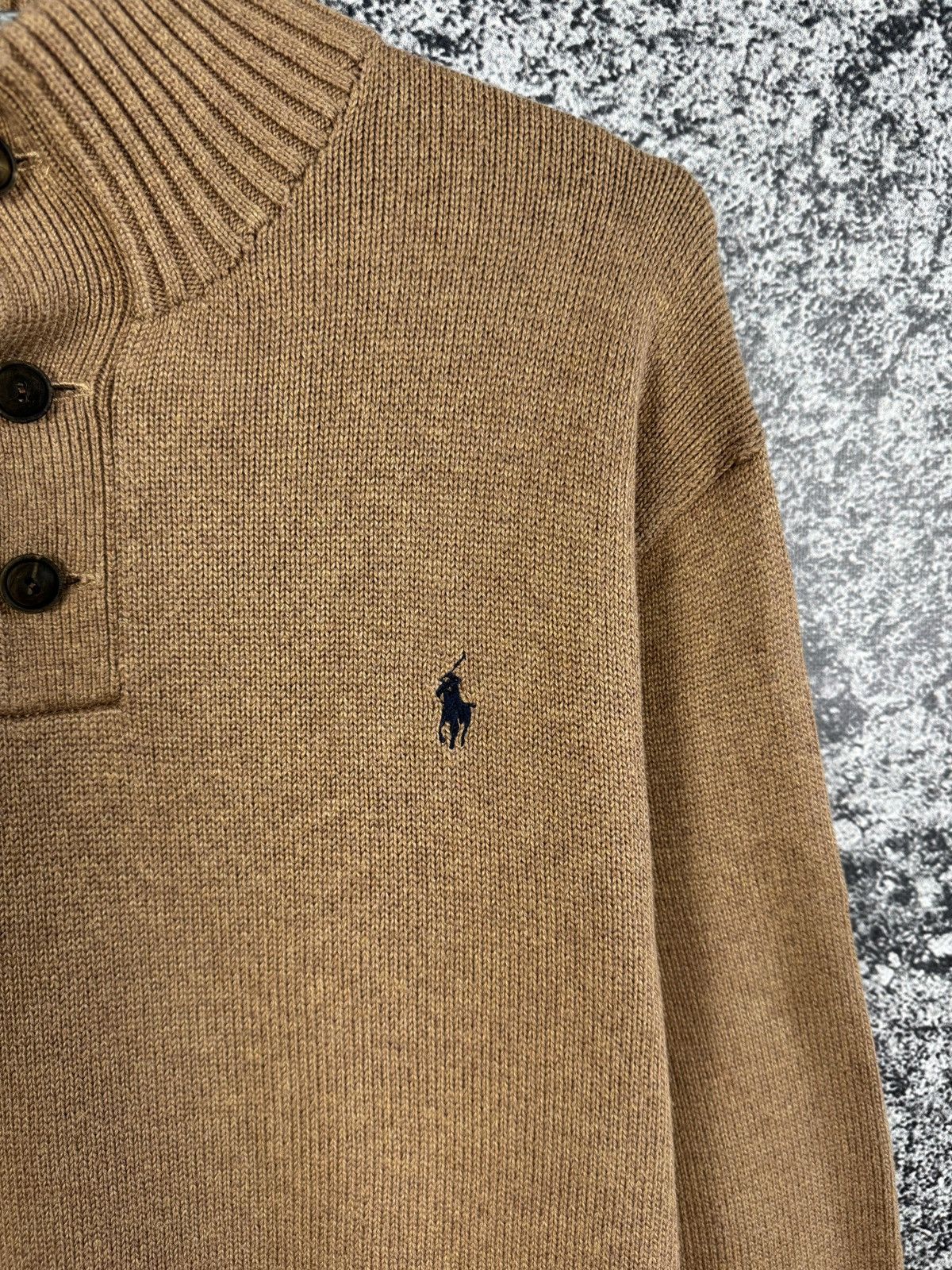 Polo Ralph Lauren Polo Ralph Lauren Knit Sweater 1/4 Button Pullover Size XXL Size US XXL / EU 58 / 5 - 6 Thumbnail