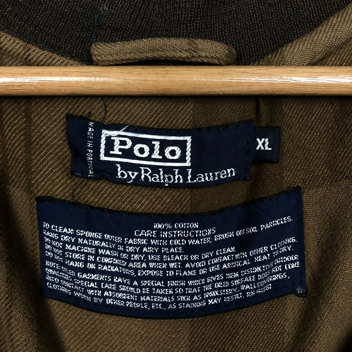 Polo Ralph Lauren 🔥VINTAGE WAX JACKET QUILTED POLO RALPH LAUREN BLANKET TARTAN Size US XL / EU 56 / 4 - 17 Thumbnail