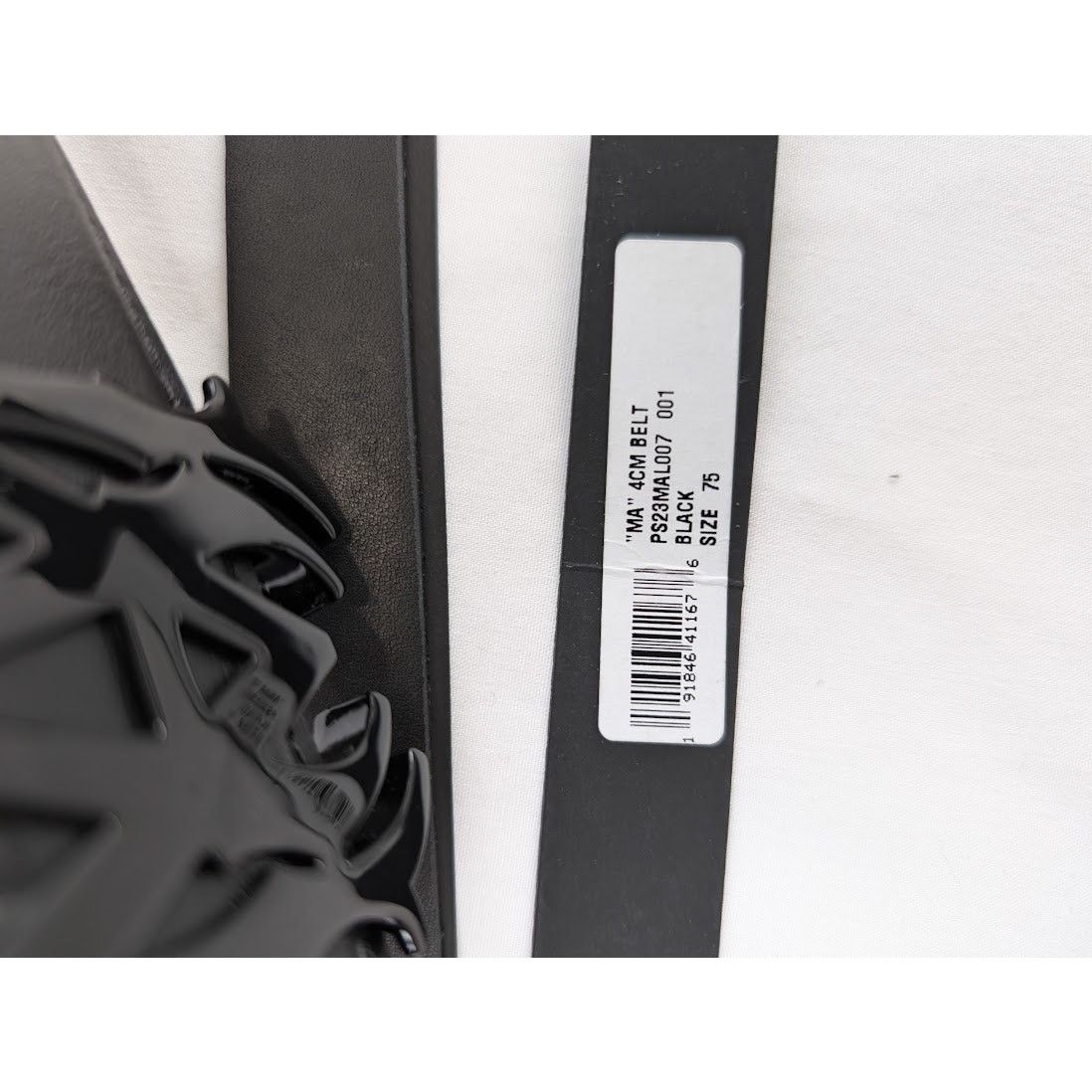 Amiri o1rshd1 Size: 75cm / 4cm MA Belt in Black Size 30 - 18 Thumbnail
