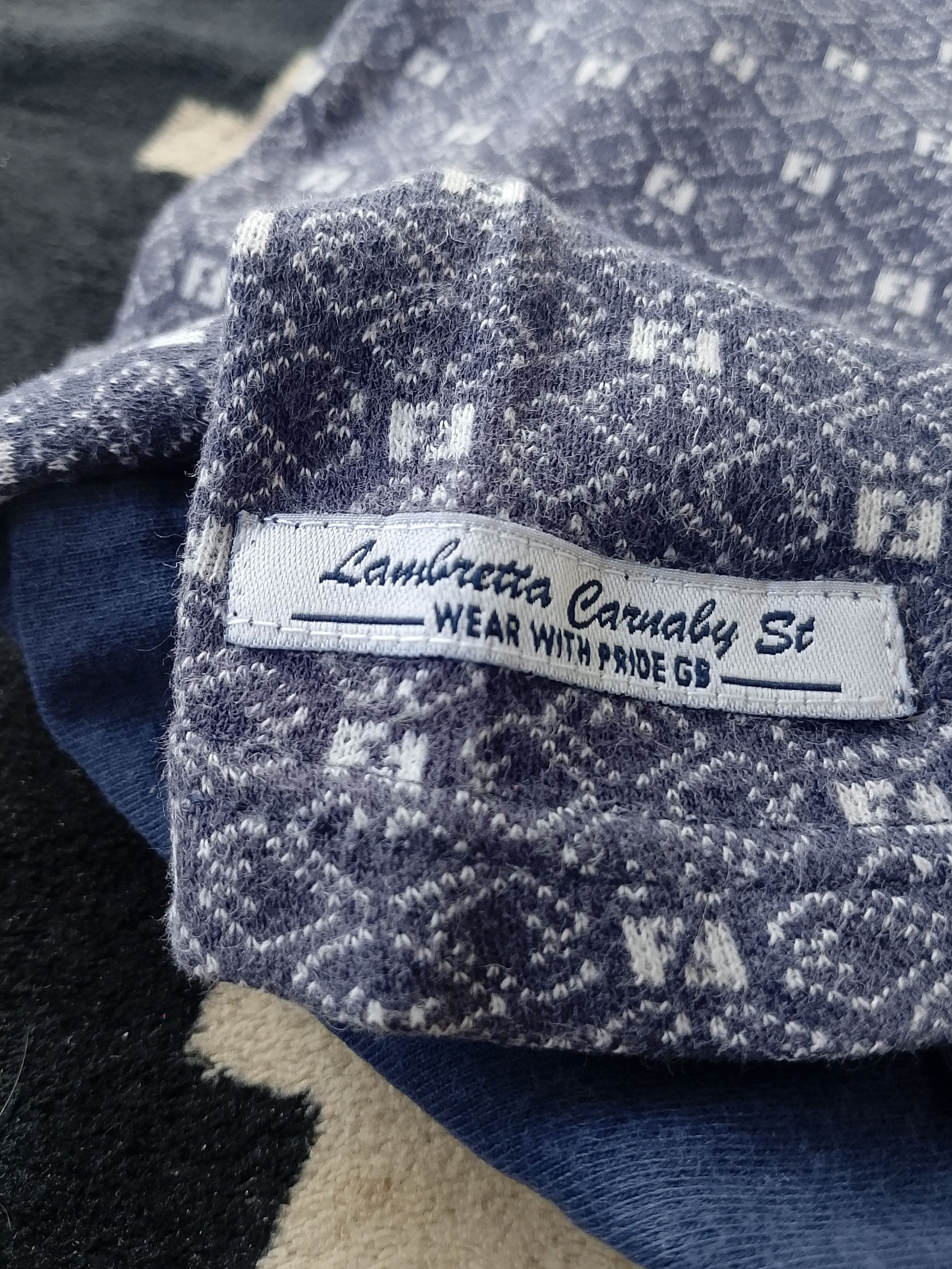 Lambretta Vintage Lambretta Carnaby Clothing London Soho Casual Polo Size US L / EU 52-54 / 3 - 3 Thumbnail
