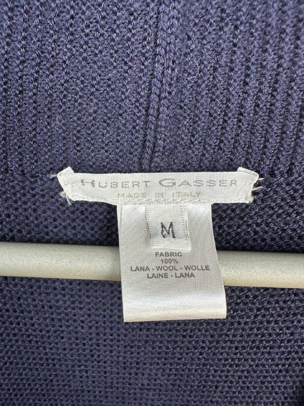 Other Hubert Gasser Open Front Lana Wool Knit Cardigan Sweater Size M / US 6-8 / IT 42-44 - 9 Thumbnail