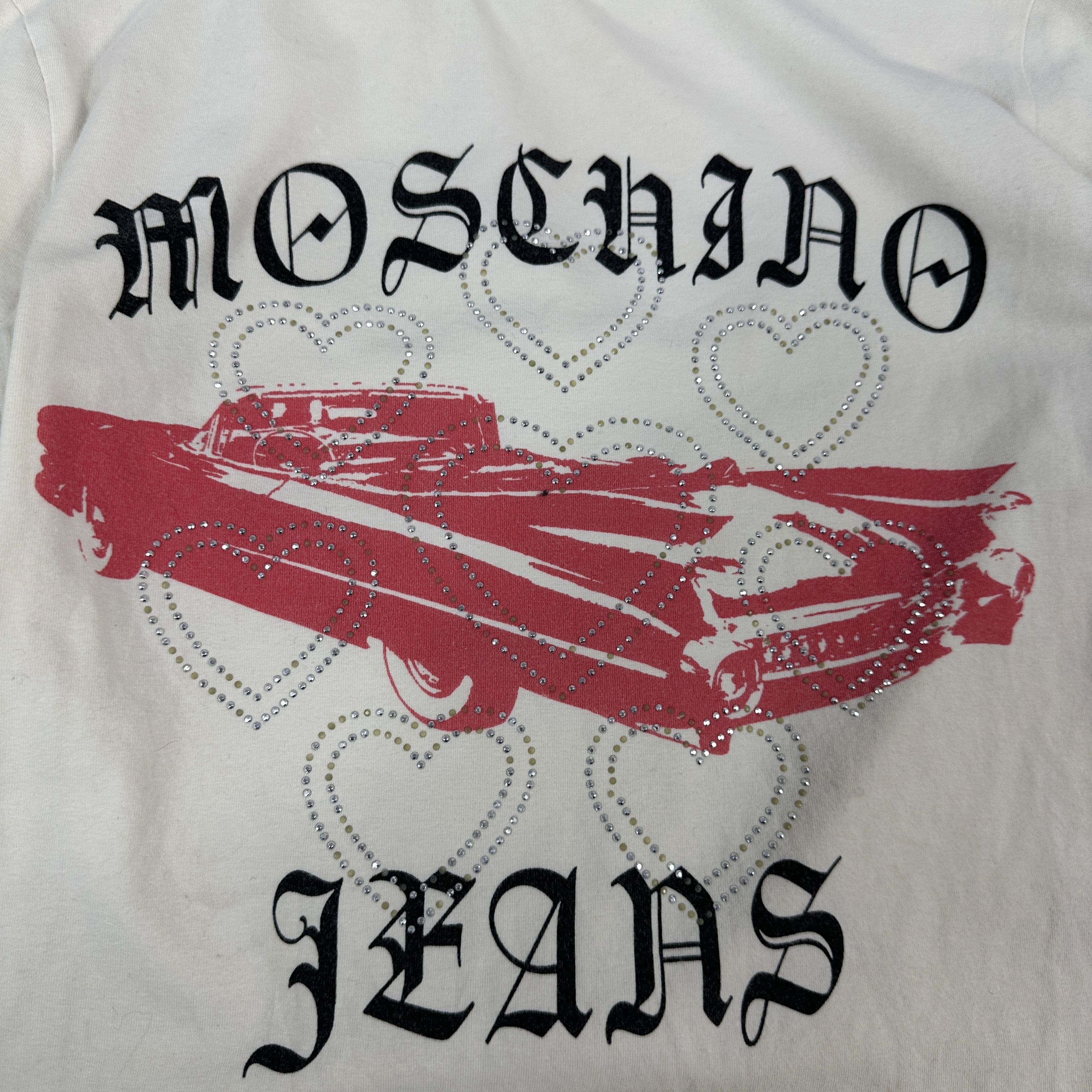 Moschino × Vintage Vintage Y2K Casual Streetwear Longsleeve Moschino Jeans Size L / US 10 / IT 46 - 2 Thumbnail