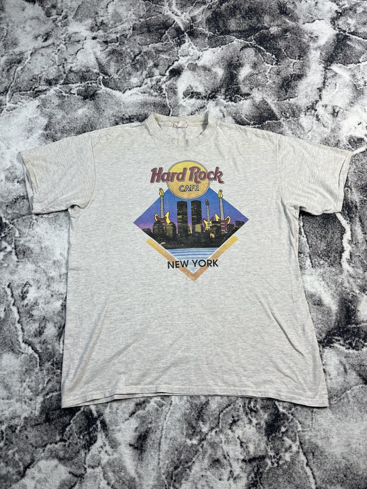 Hard Rock Cafe Vintage 90s Hard Rock Cafe New York T Shirt Made in USA Size US L / EU 52-54 / 3 - 1 Thumbnail
