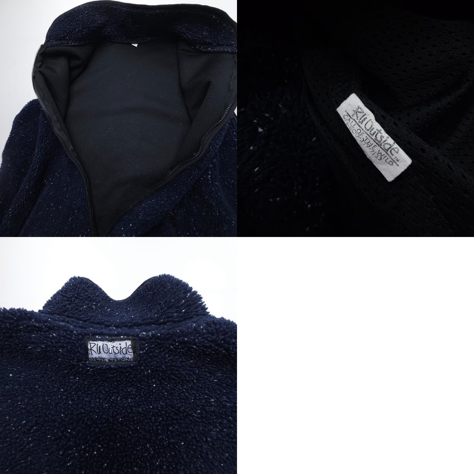 Vintage VINTAGE Ru Outside Fleece Vest Outdoor Mens M Blue Zip Size US M / EU 48-50 / 2 - 8 Thumbnail