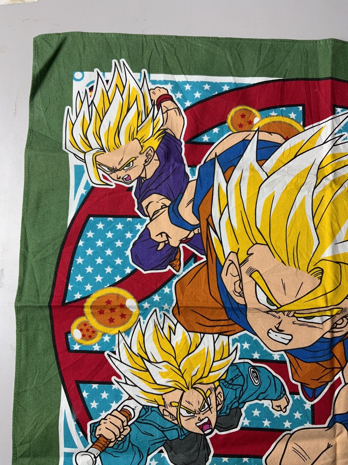 Japanese Brand Vintage Dragon Ball Z Made in Japan Big Logo Handkerchief Size ONE SIZE - 7 Thumbnail