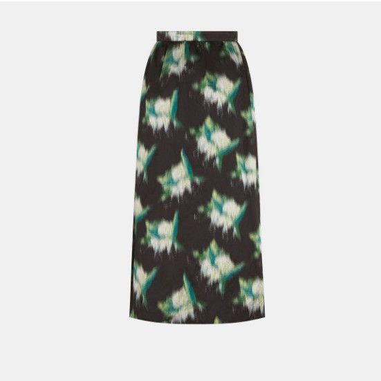 Dior o1w1db11124 Mid-Length Straight-Cut Skirt in Multicolor Size 25" / US 0 / IT 36 - 2 Thumbnail