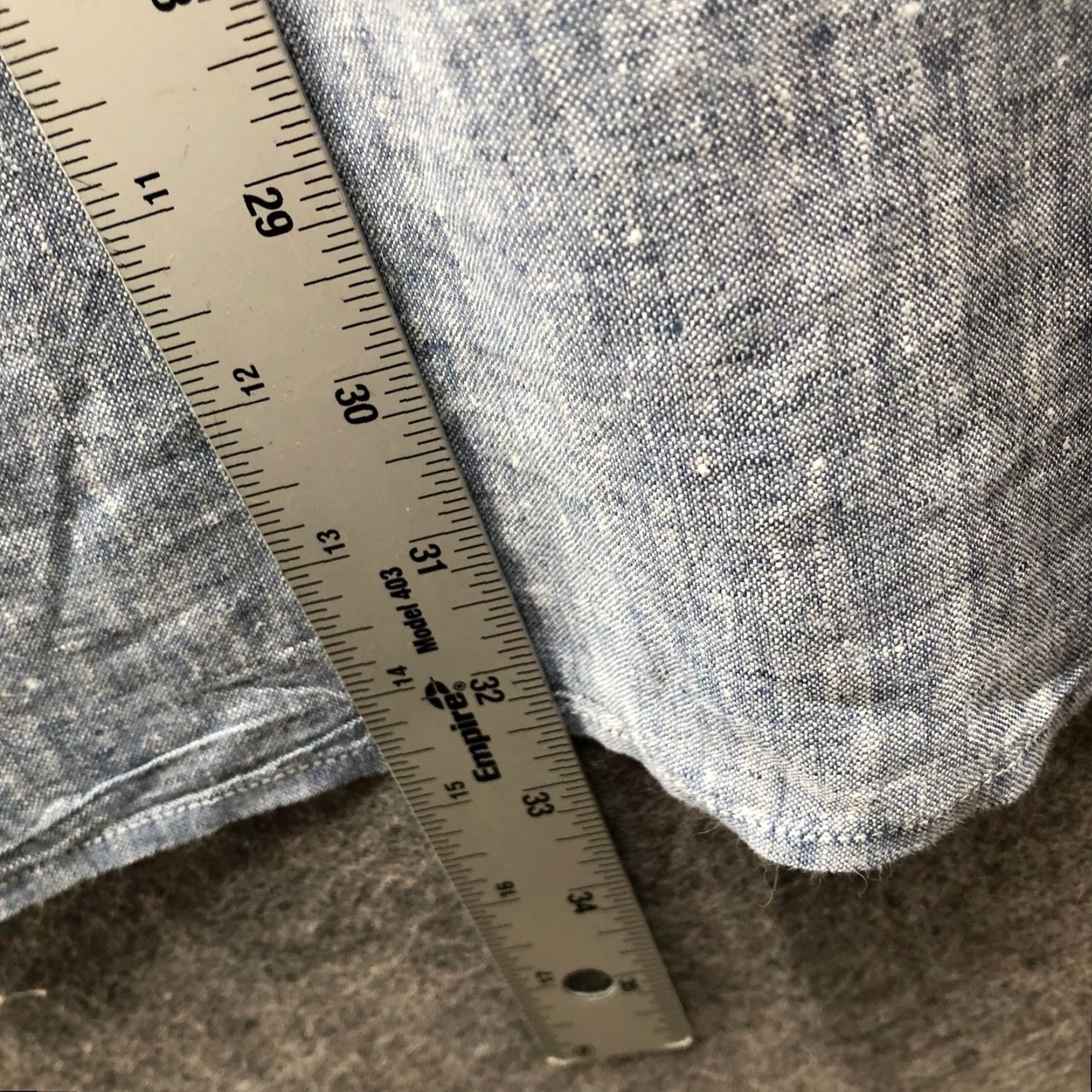 Orvis Orvis 100% Linen Shirt Mens XXL Blue Short Sleeve Button Up Classic Fit Size US XXL / EU 58 / 5 - 7 Thumbnail