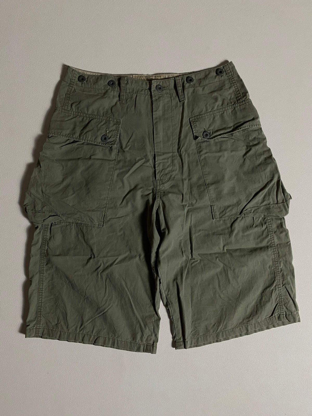 Japanese Brand Army Issue Blue Way Clothing Co. Monkey Pants Made in Japan Size US 30 / EU 46 - 1 Thumbnail