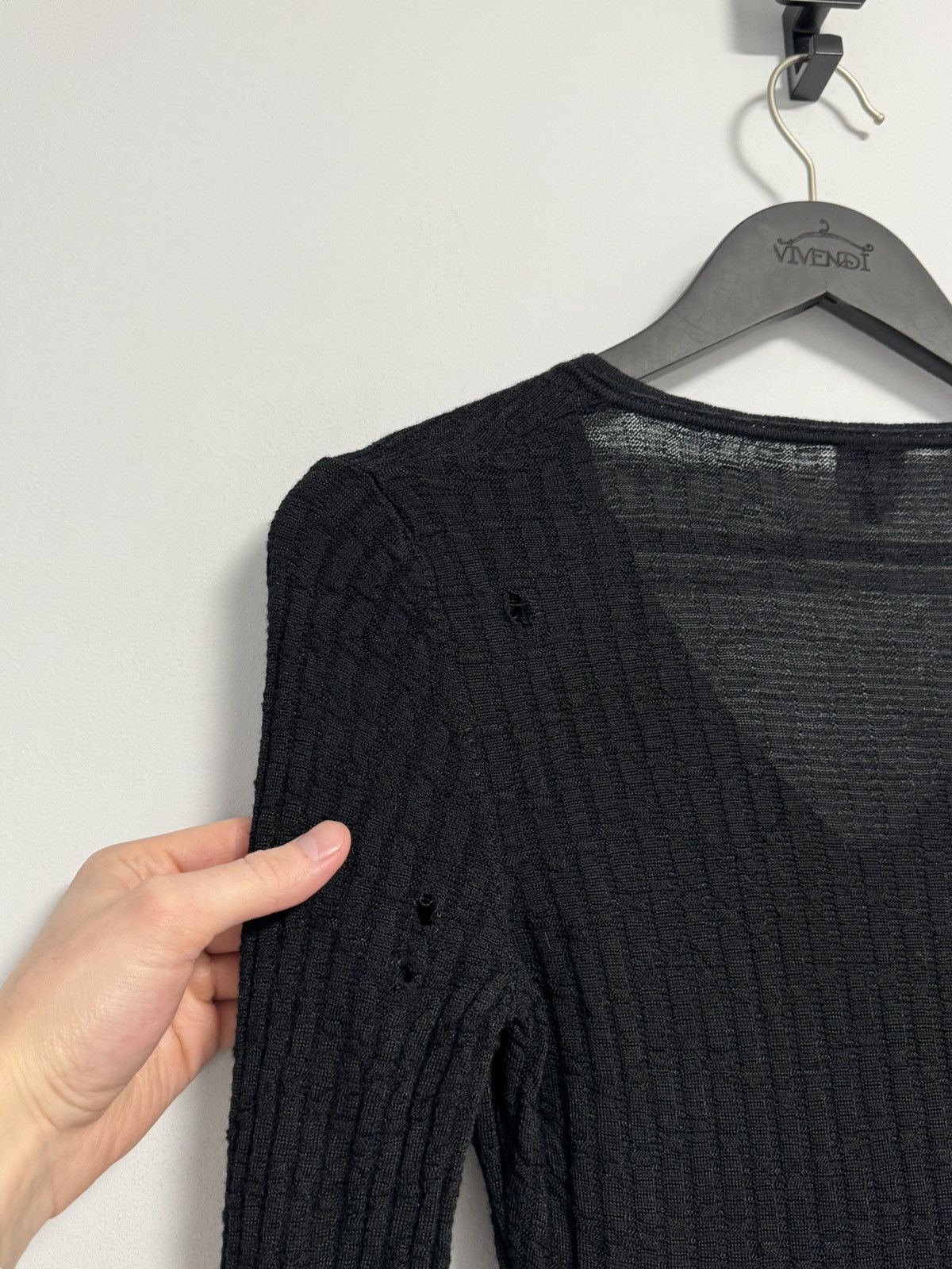 Missoni Missoni Black Knit Long Sleeve Dress Women’s Size L / US 10 / IT 46 - 14 Thumbnail