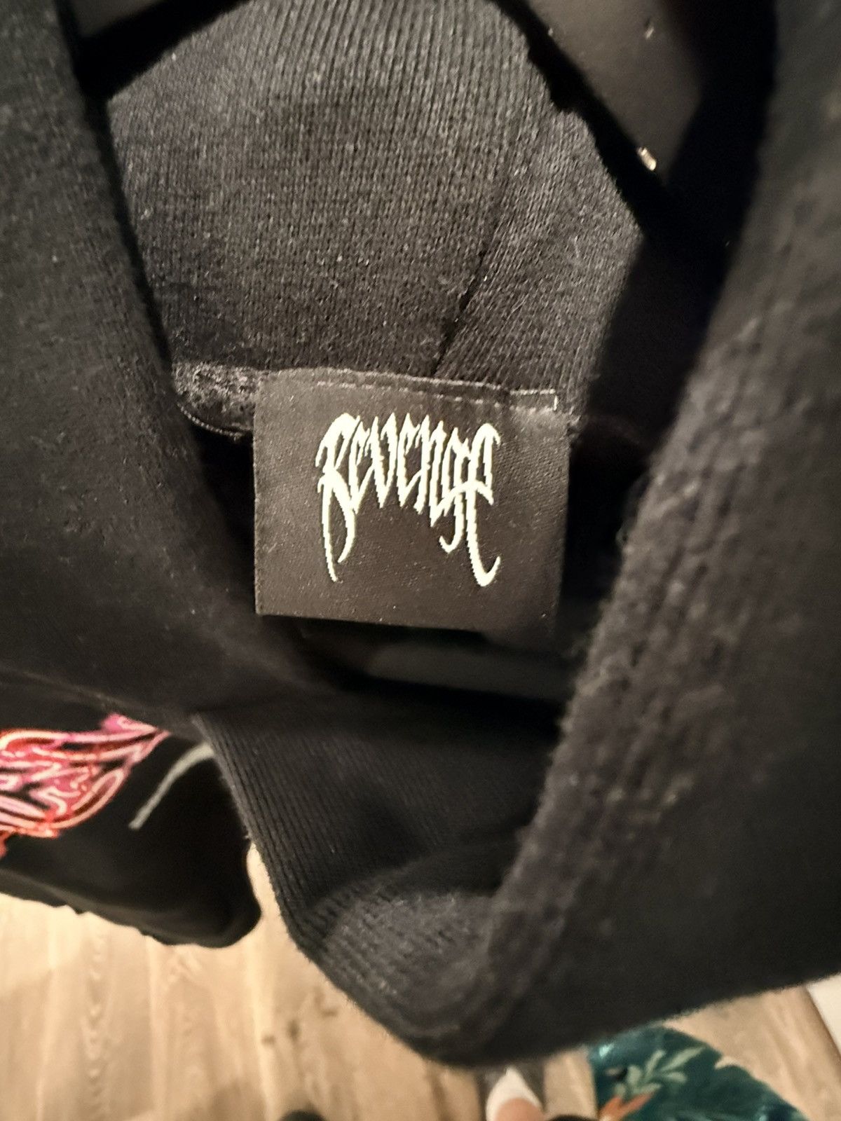 Revenge Revenge Skeleton Angel Hoodie Black XXL Size US XXL / EU 58 / 5 - 3 Thumbnail
