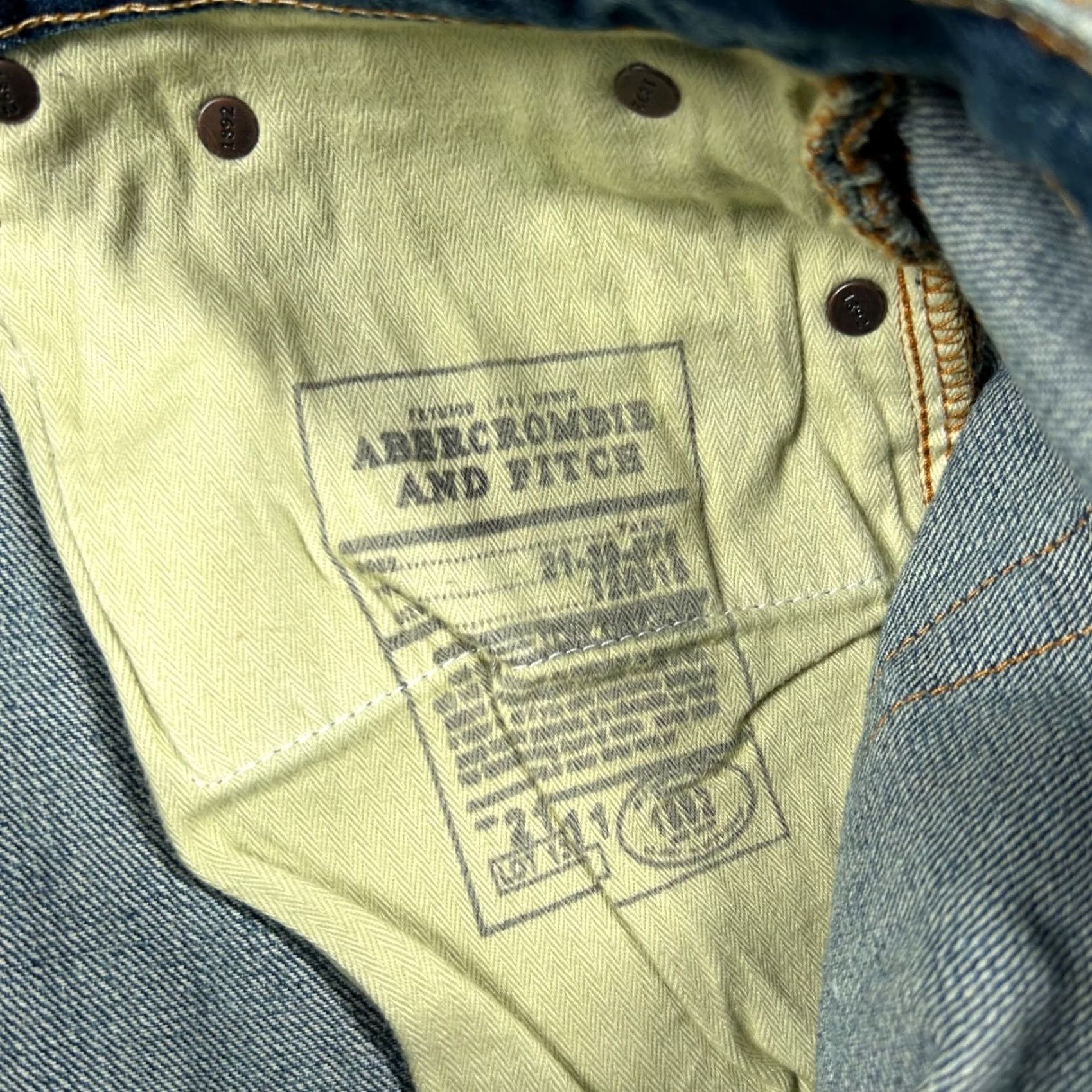 Abercrombie & Fitch VINTAGE Abercrombie Fitch Jeans Mens 32x30 Shacker Straight Bruce Y2K Faded USA Size US 32 / EU 48 - 6 Thumbnail