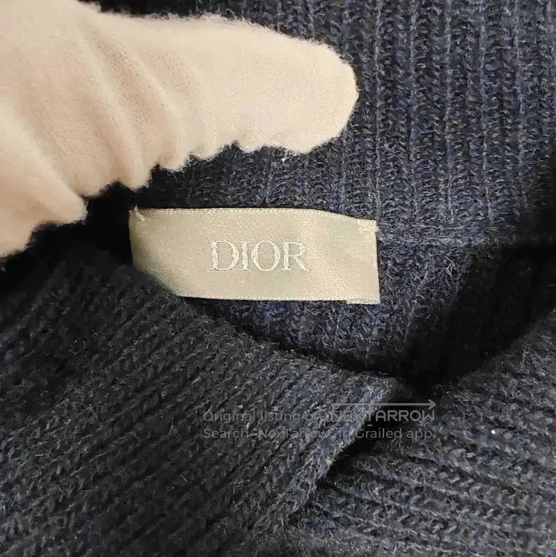 Dior Dior Men's Navy Wool Pullover Sweater . Size US XS / EU 42 / 0 - 3 Thumbnail