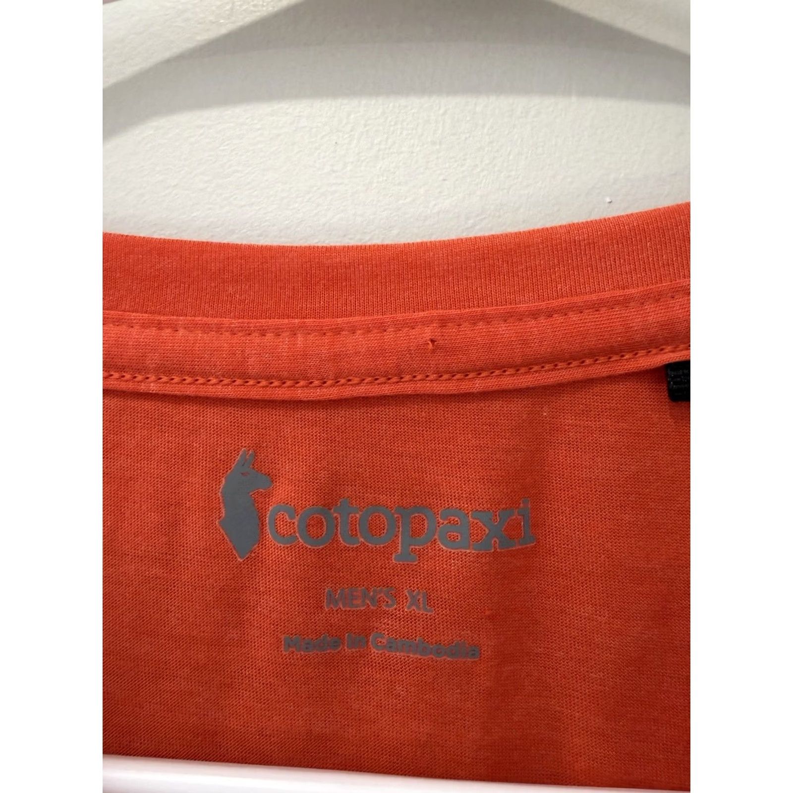 Cotopaxi Cotopaxi Orange XL Pocket T Shirt Mens Short Sleeve Lightweight Outdoor Stretch Size US XL / EU 56 / 4 - 3 Thumbnail