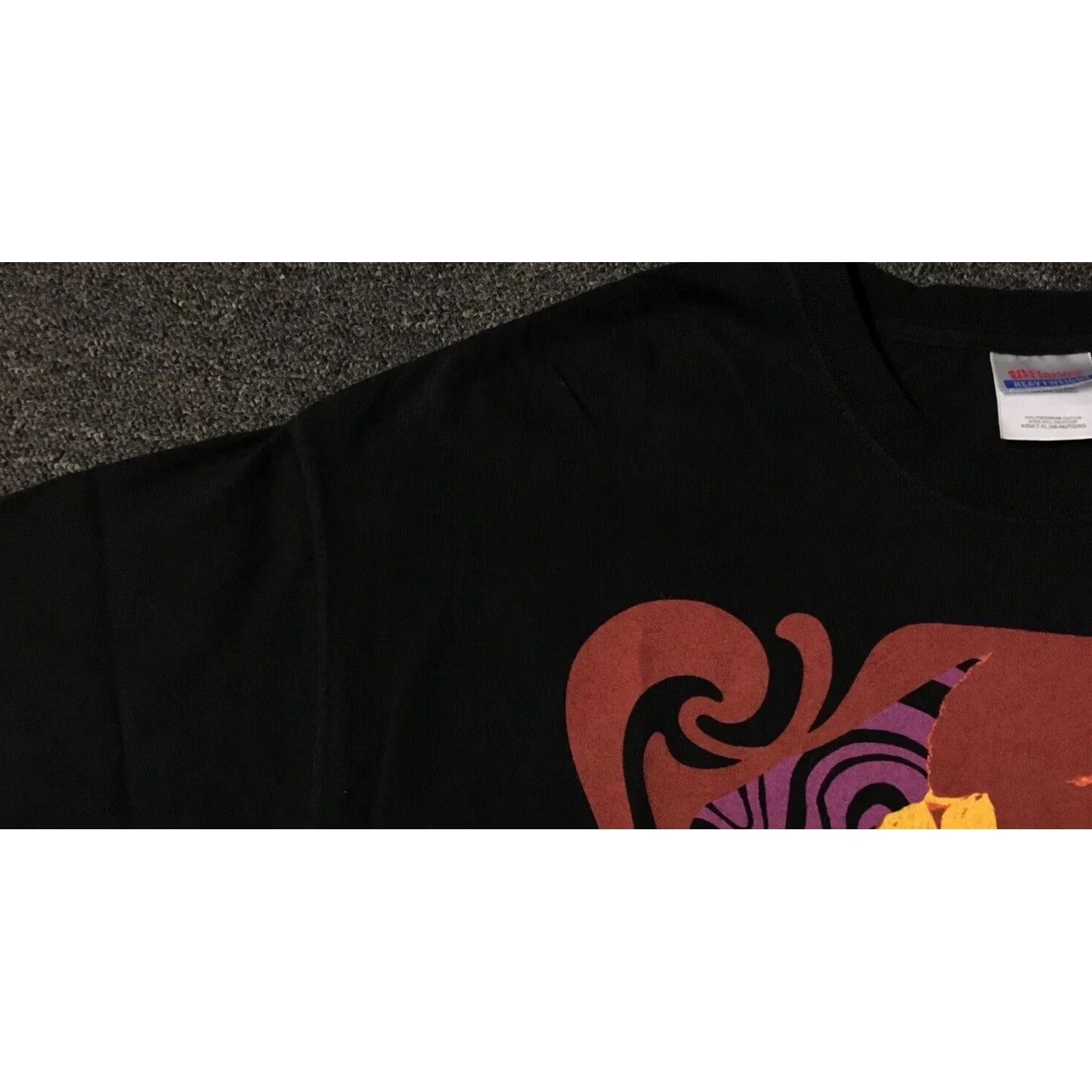 Vintage VINTAGE Jimi Hendrix Shirt XL Men T-Shirt Rock Band Concert Psychedelic 60s 70s 80s Black Graphic Tee Size US XL / EU 56 / 4 - 5 Thumbnail