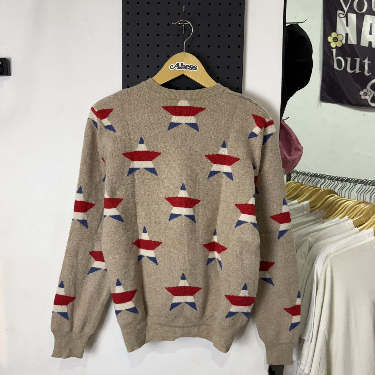 Maison Kitsune Maison Kitsune all over stars wool sweatknit Size US M / EU 48-50 / 2 - 3 Thumbnail