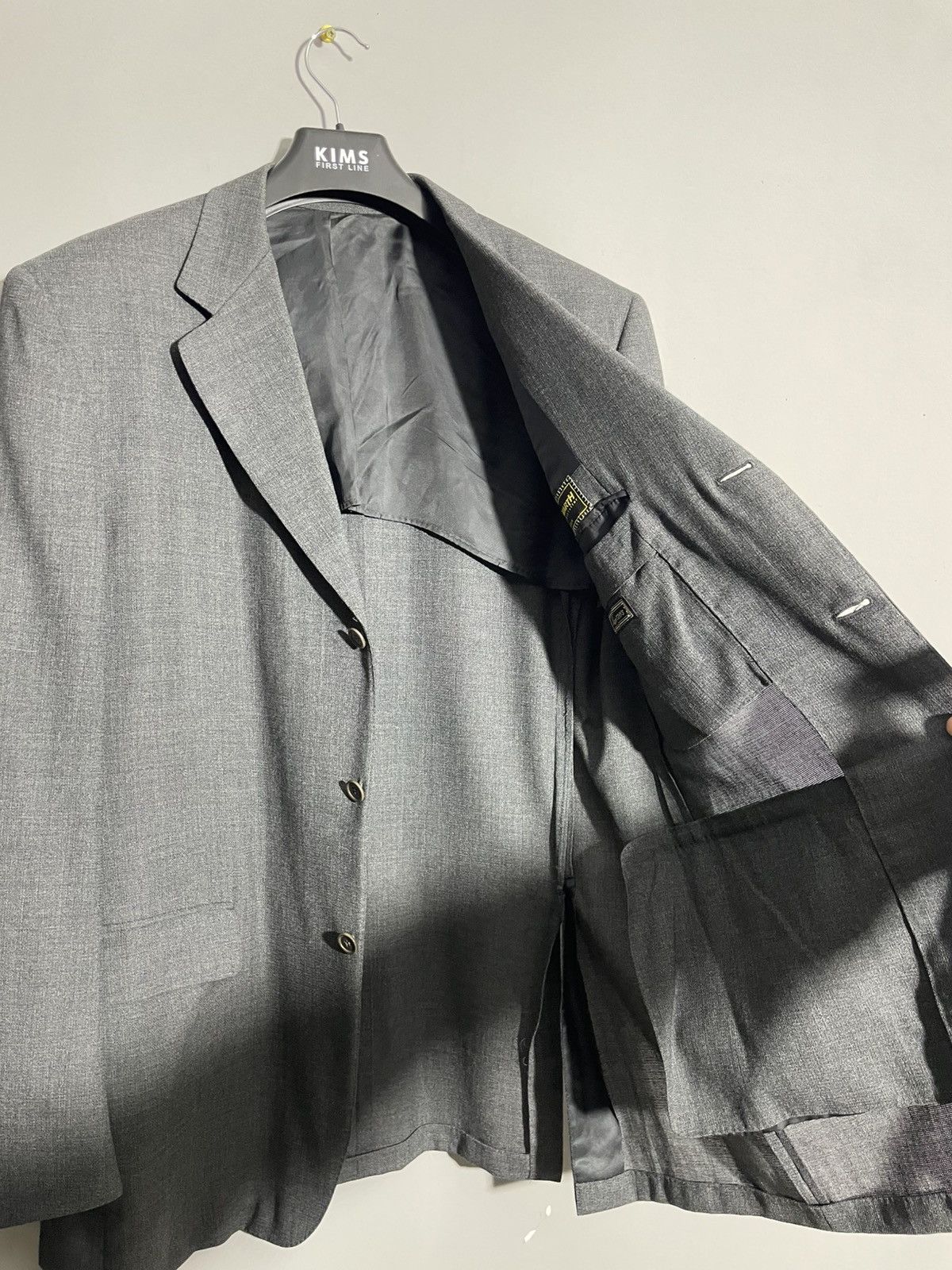 Canali Vintage Canali Two Piece Wool Suit Blazer/Pants Italy Size 52L - 8 Thumbnail