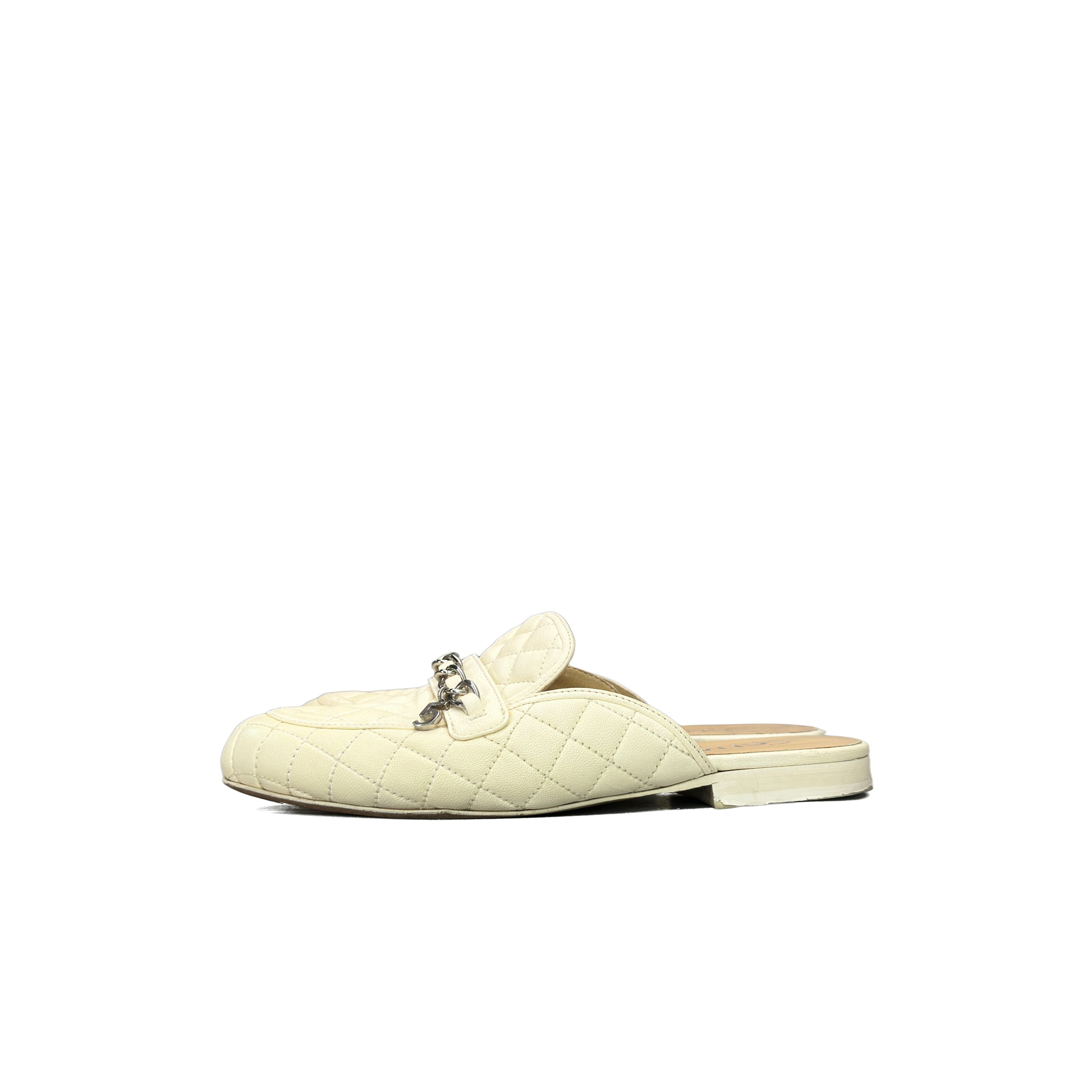 Chanel Chanel Quilted Chain Mules Size 35.5 Size US 5.5 / IT 35.5 - 1 Thumbnail