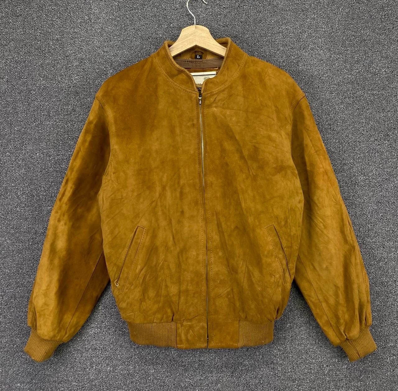 Japanese Brand Vintage Hi-Class Leather Wear Sheep Skin Leather Jacket Size US L / EU 52-54 / 3 - 1 Thumbnail