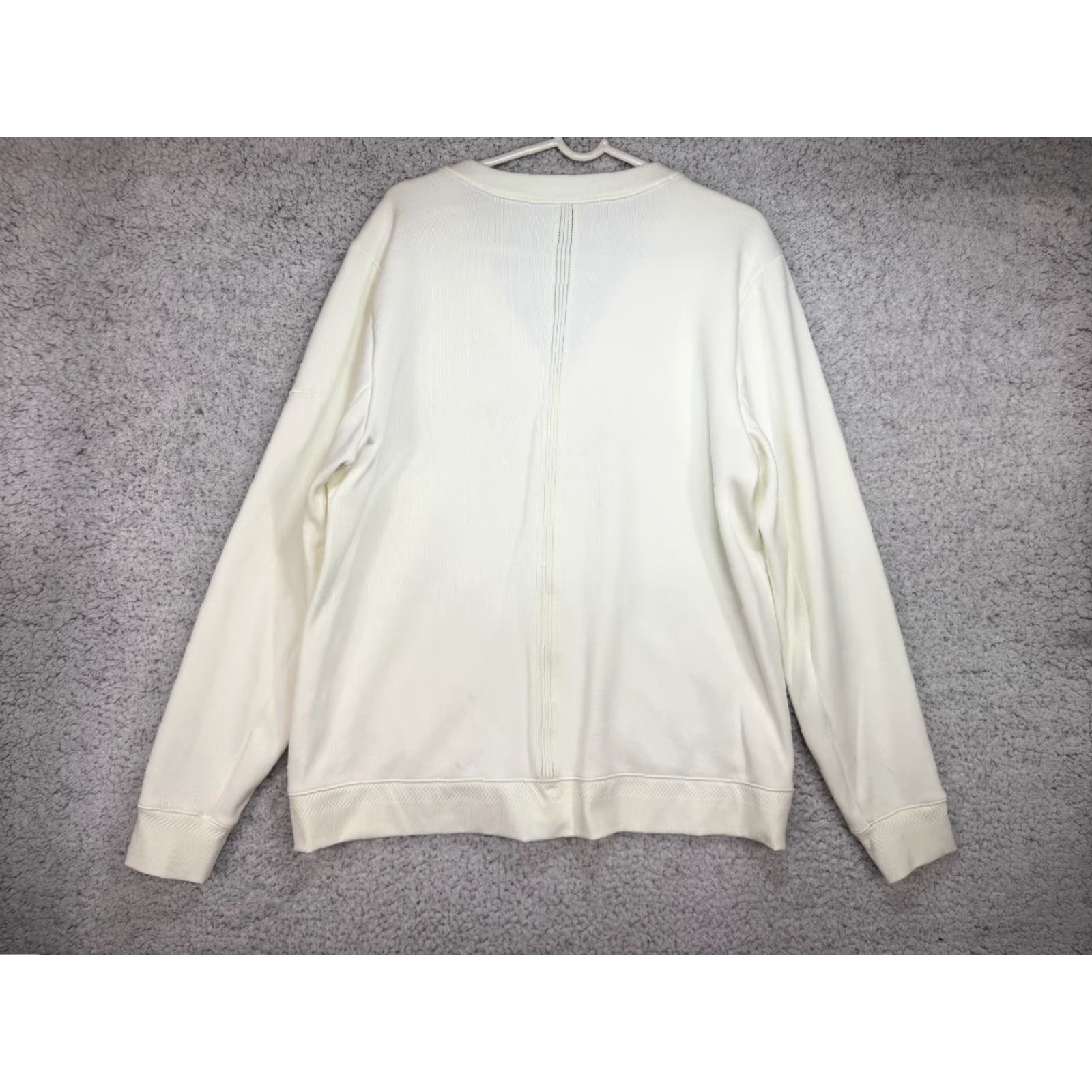 Nike Nike Dri Fit Golf Preppy Cardigan V-Neck Ivory Sweater Men’s Large Size US L / EU 52-54 / 3 - 4 Thumbnail