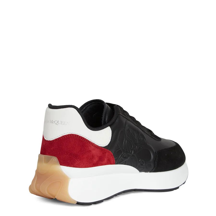 Alexander McQueen o1w1db10725 Sprint Runner in Black Size US 11 / EU 44 - 2 Thumbnail