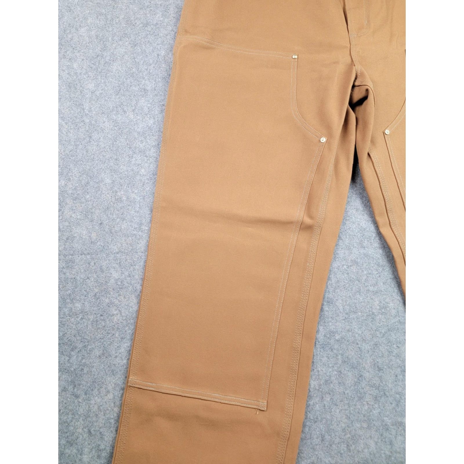 Carhartt Carhartt Pants Mens 40x34 Brown Loose Fit Double Front Utility Workwear USA Size US 40 / EU 56 - 4 Thumbnail