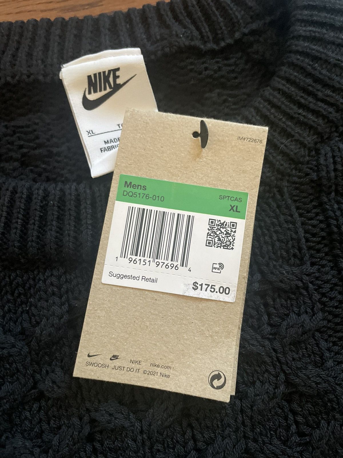 Nike Cable Knit Sweater