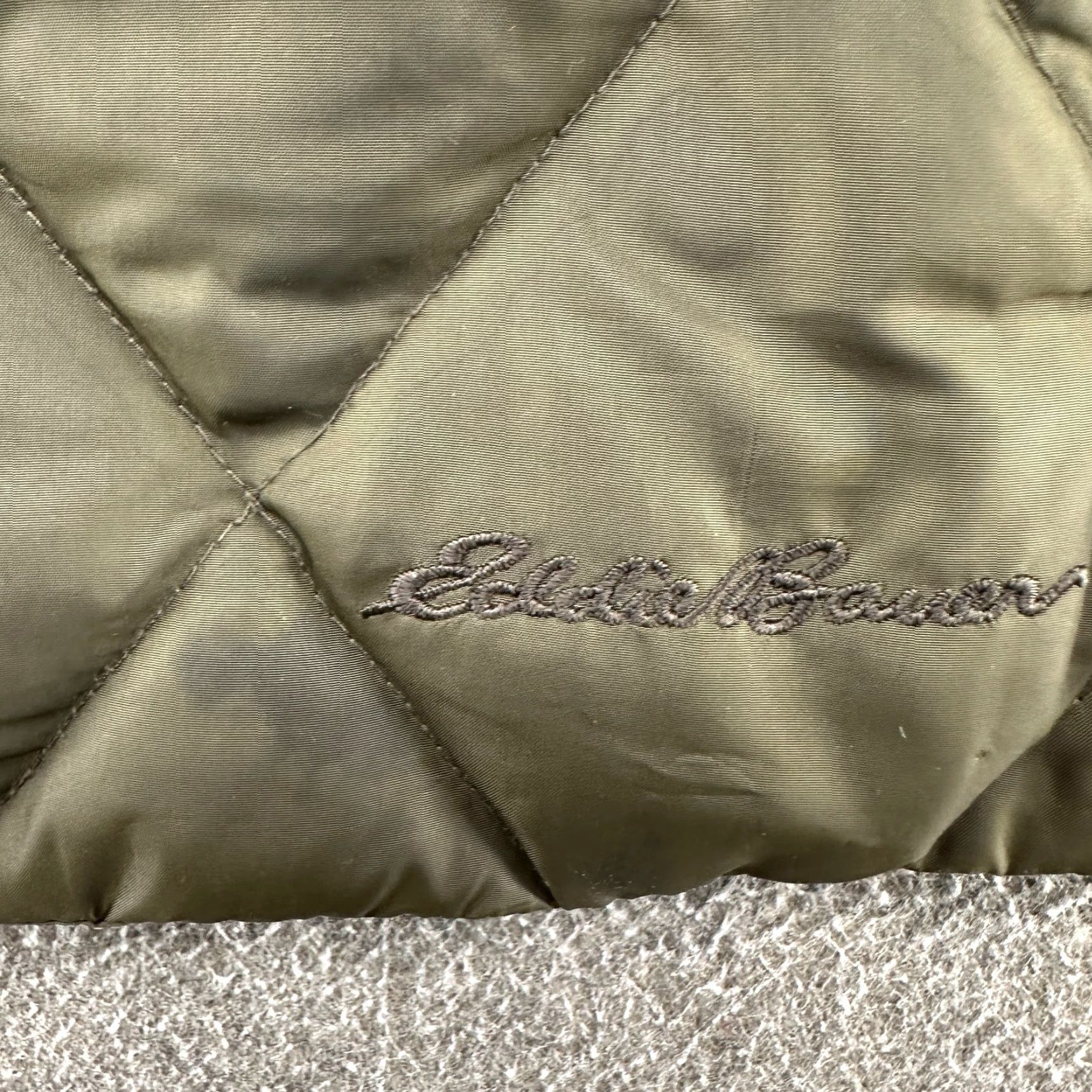 Eddie Bauer Eddie Bauer Vest Womens M Green Puffer Goose Down Full Zip Quilted Vest Mens? Wait. Size M / US 6-8 / IT 42-44 - 6 Thumbnail