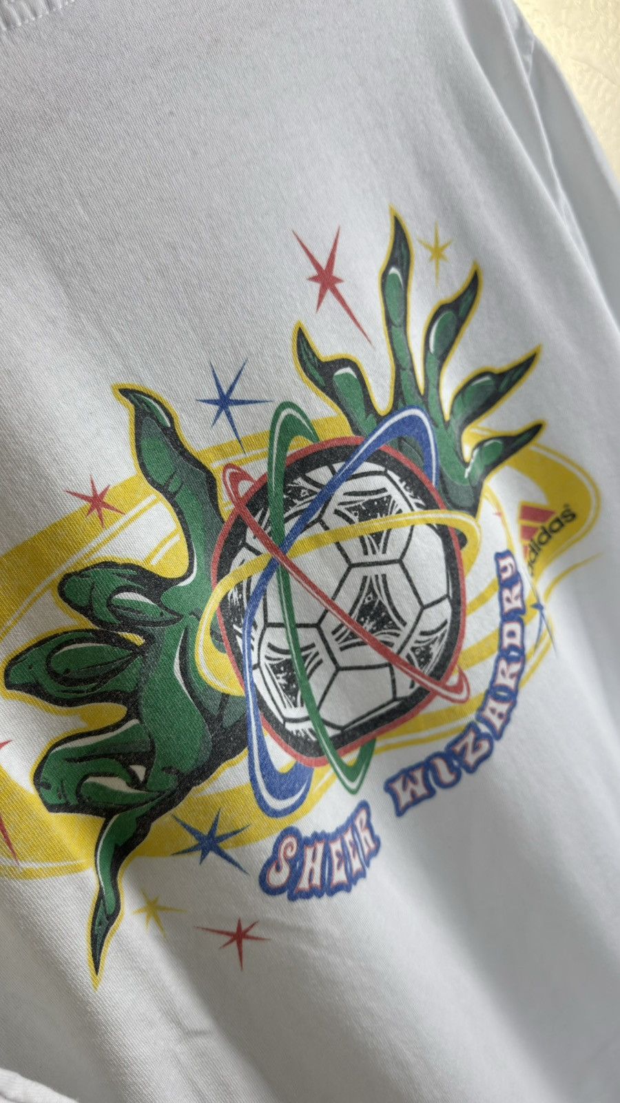 Adidas Vintage Adidas KC Wizards Sheer Wizardry Graphic Tee Size US M / EU 48-50 / 2 - 3 Thumbnail