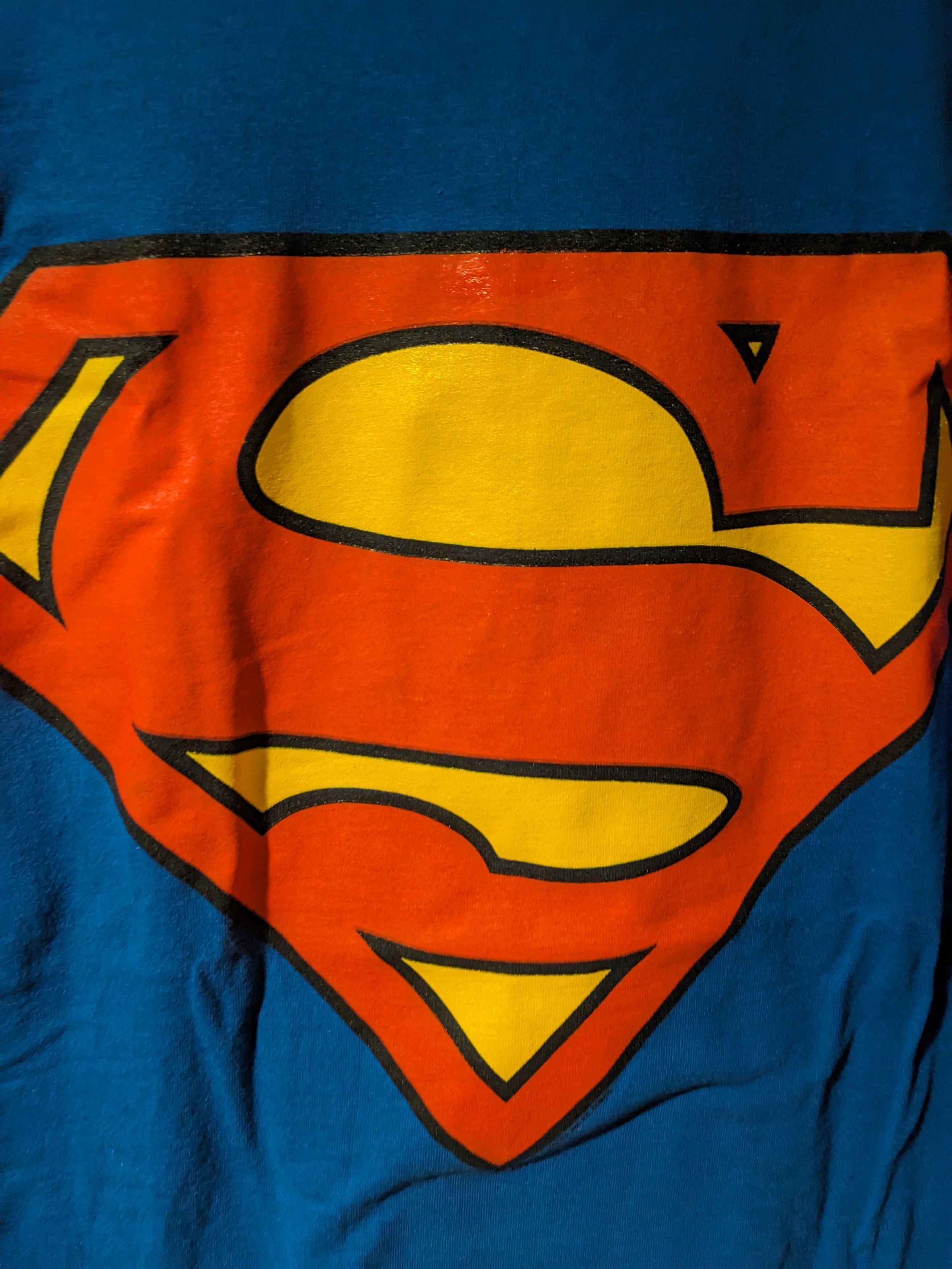 DC Comics × Vintage Vintage 2001 Superman DC Comics Blue X-Large T-Shirt Size US XL / EU 56 / 4 - 2 Thumbnail